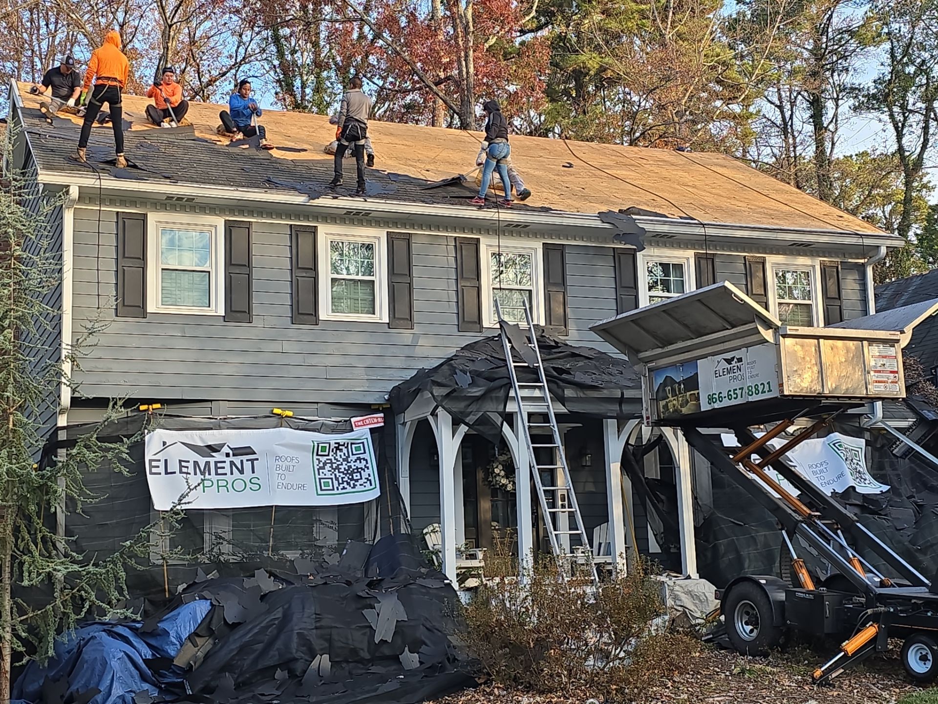 GAF Timberline HDZ Charcoal by Element Pros Roofing, LLC
