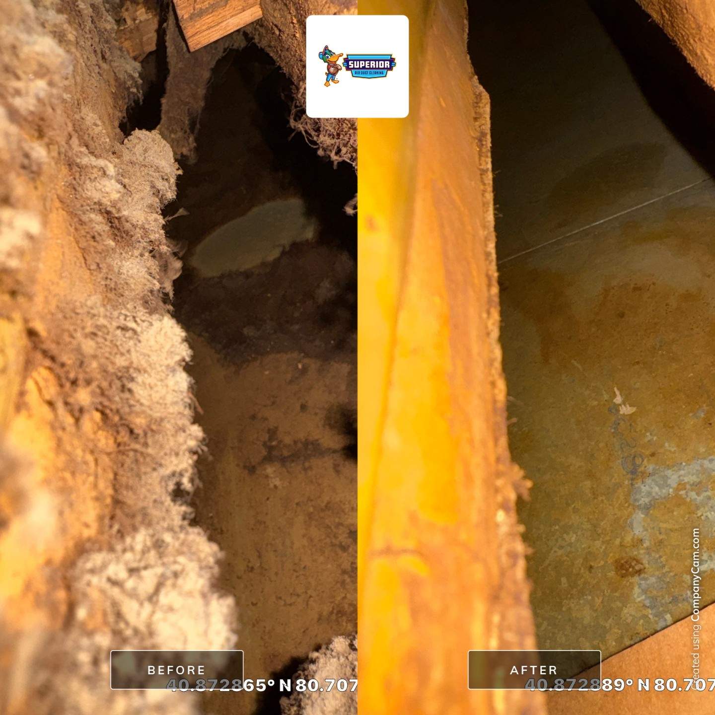 Air Duct Cleaning With a Vacuum Truck in Columbiana, OH by Superior Air Duct Cleaning