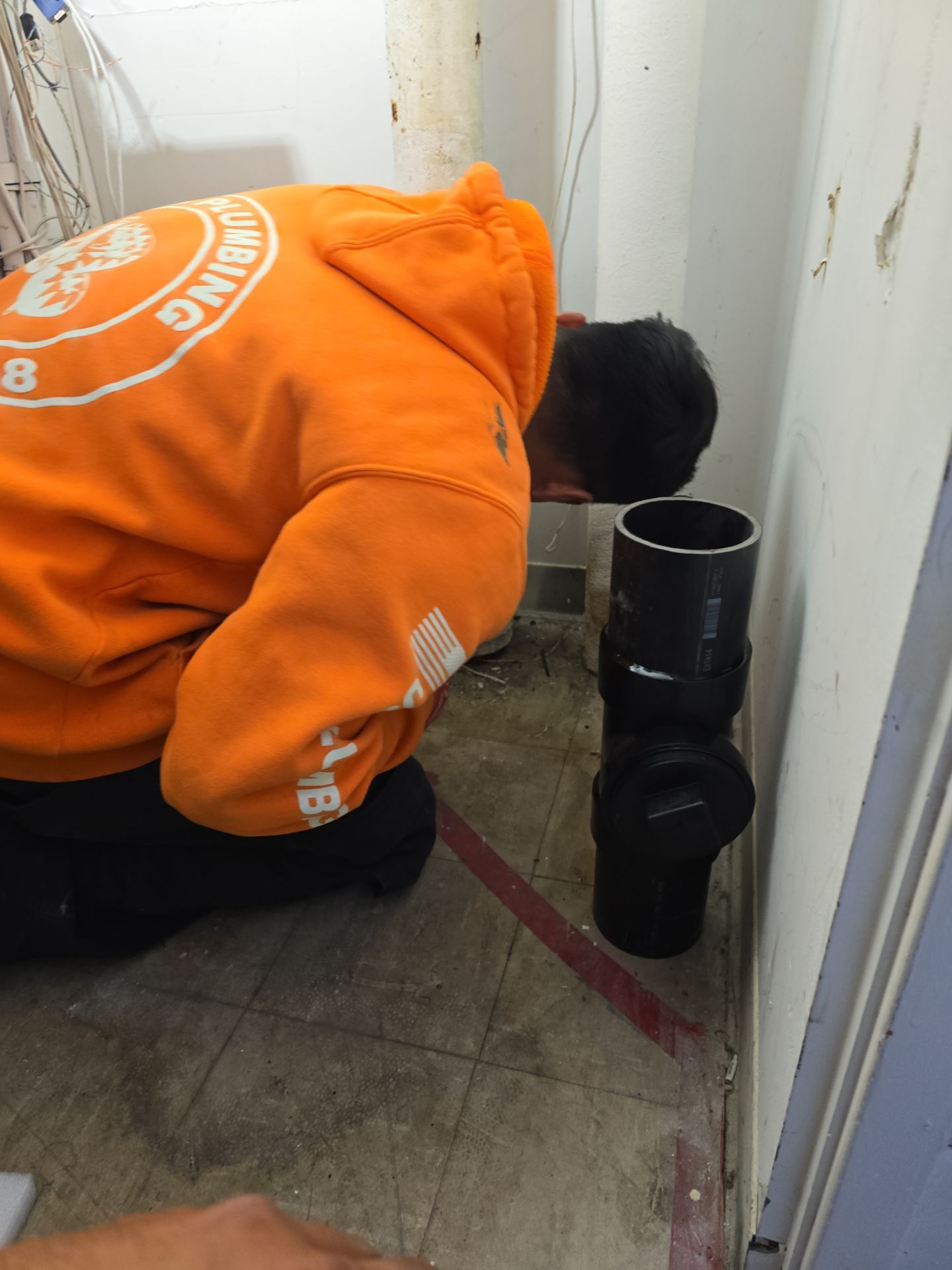 Installing New Piping and Tested Water Flow. by Us Plumbing 