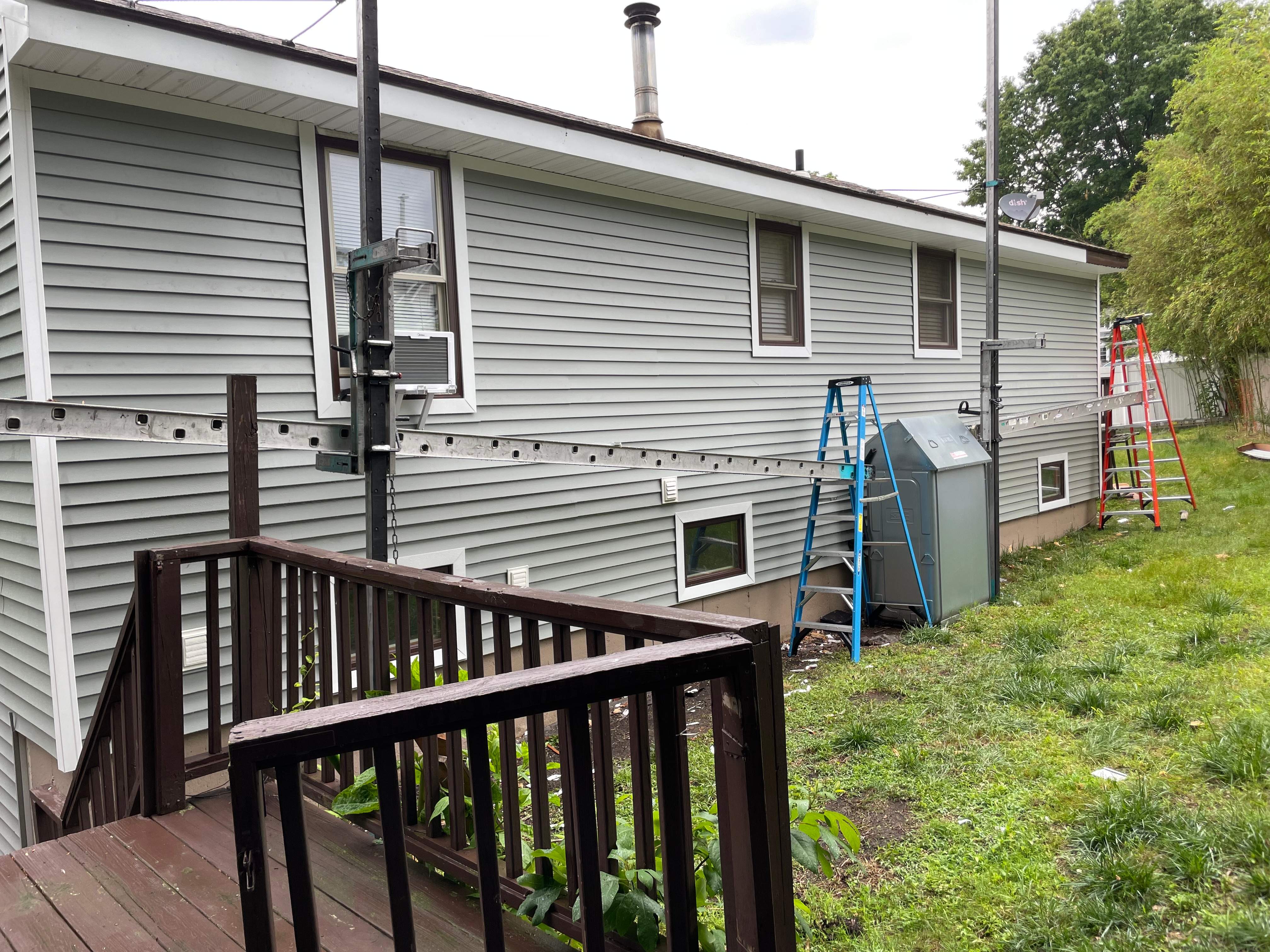 Siding Installation using Certainteed Monogram Seagrass by A Plus Exterior