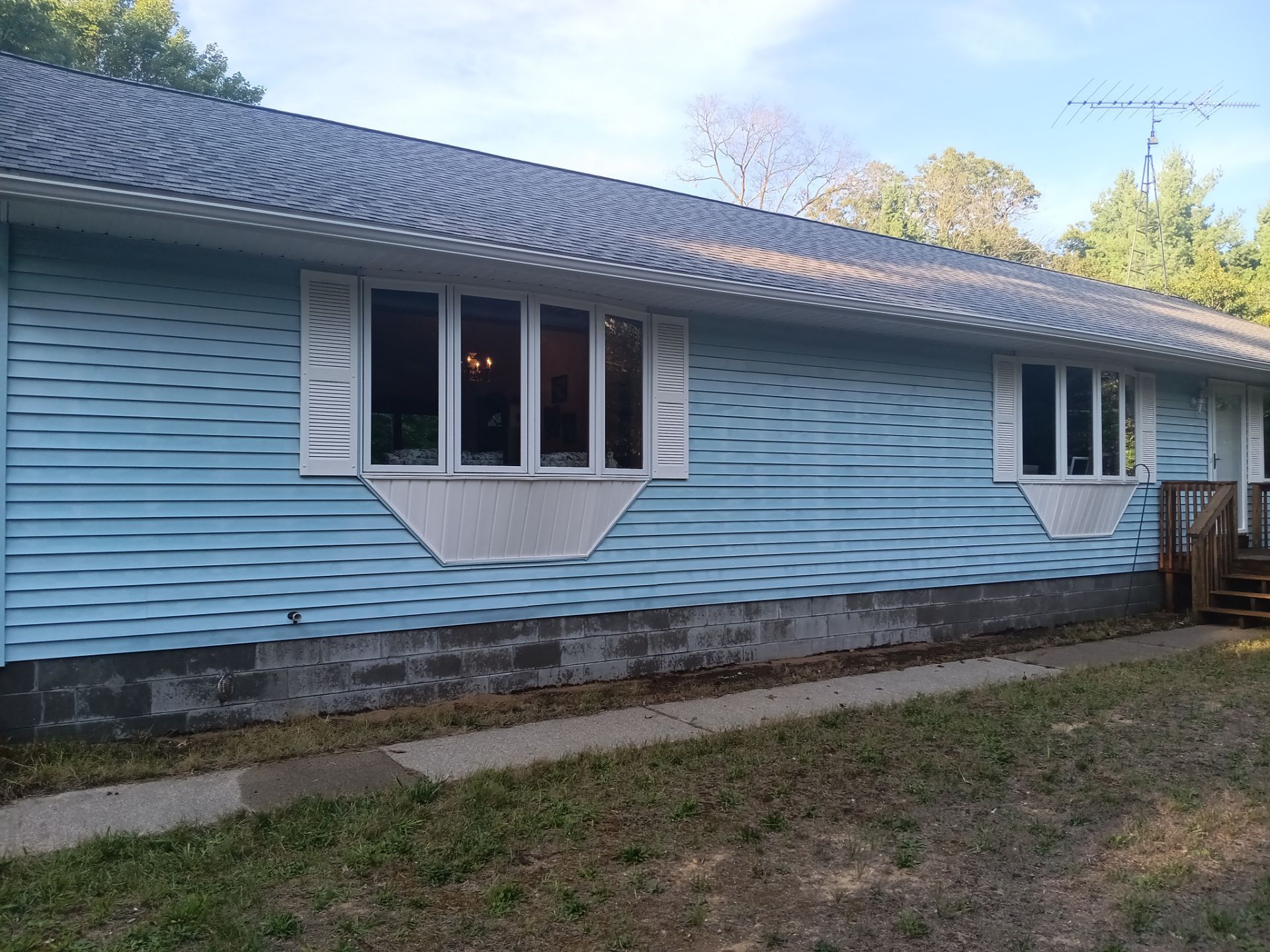Deck staining and exterior foundation painting! by Gordon Painting