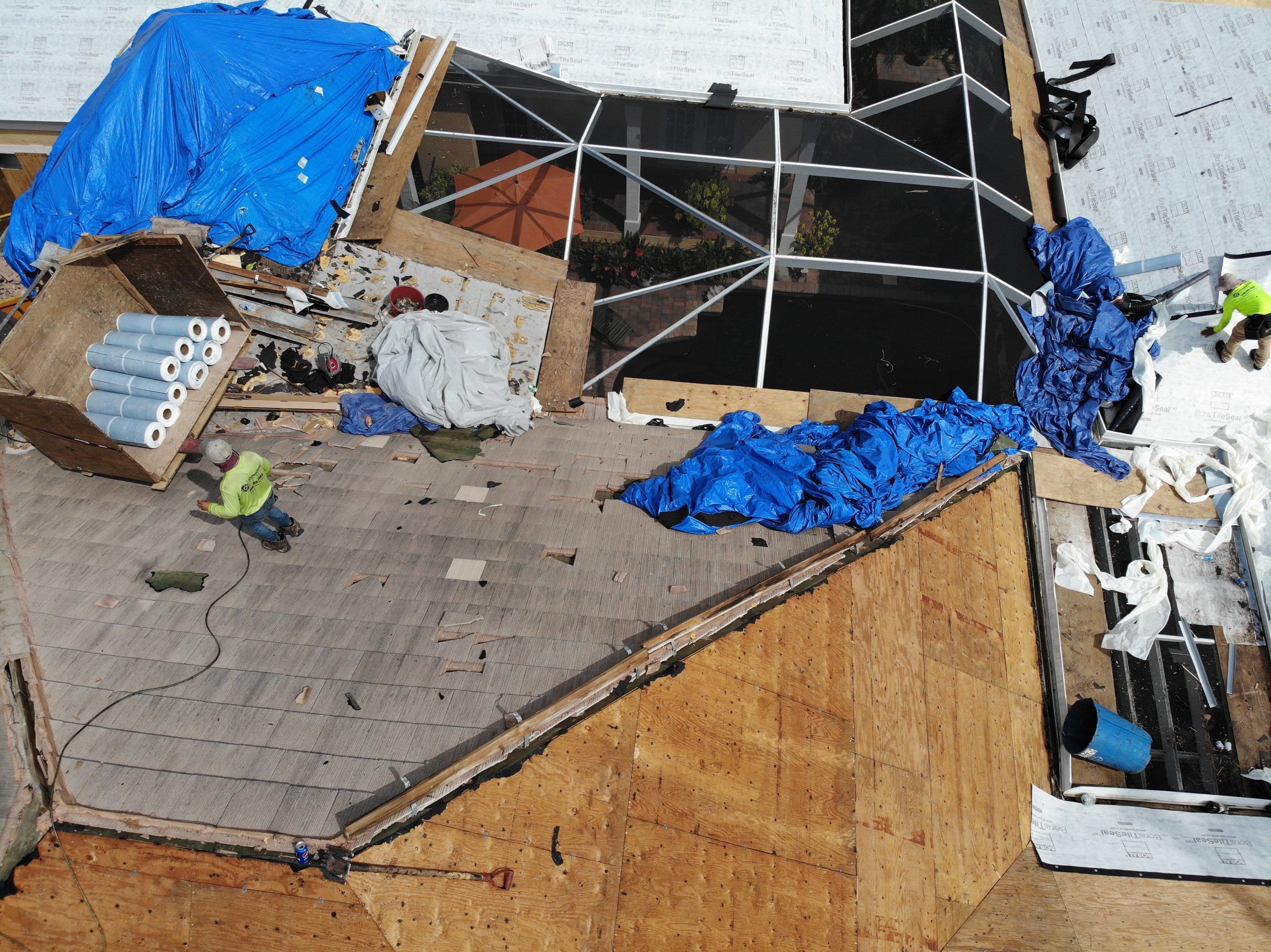 Residential Roofing Installation using Eagle Concrete Tile in Bonita Springs by International Roofing