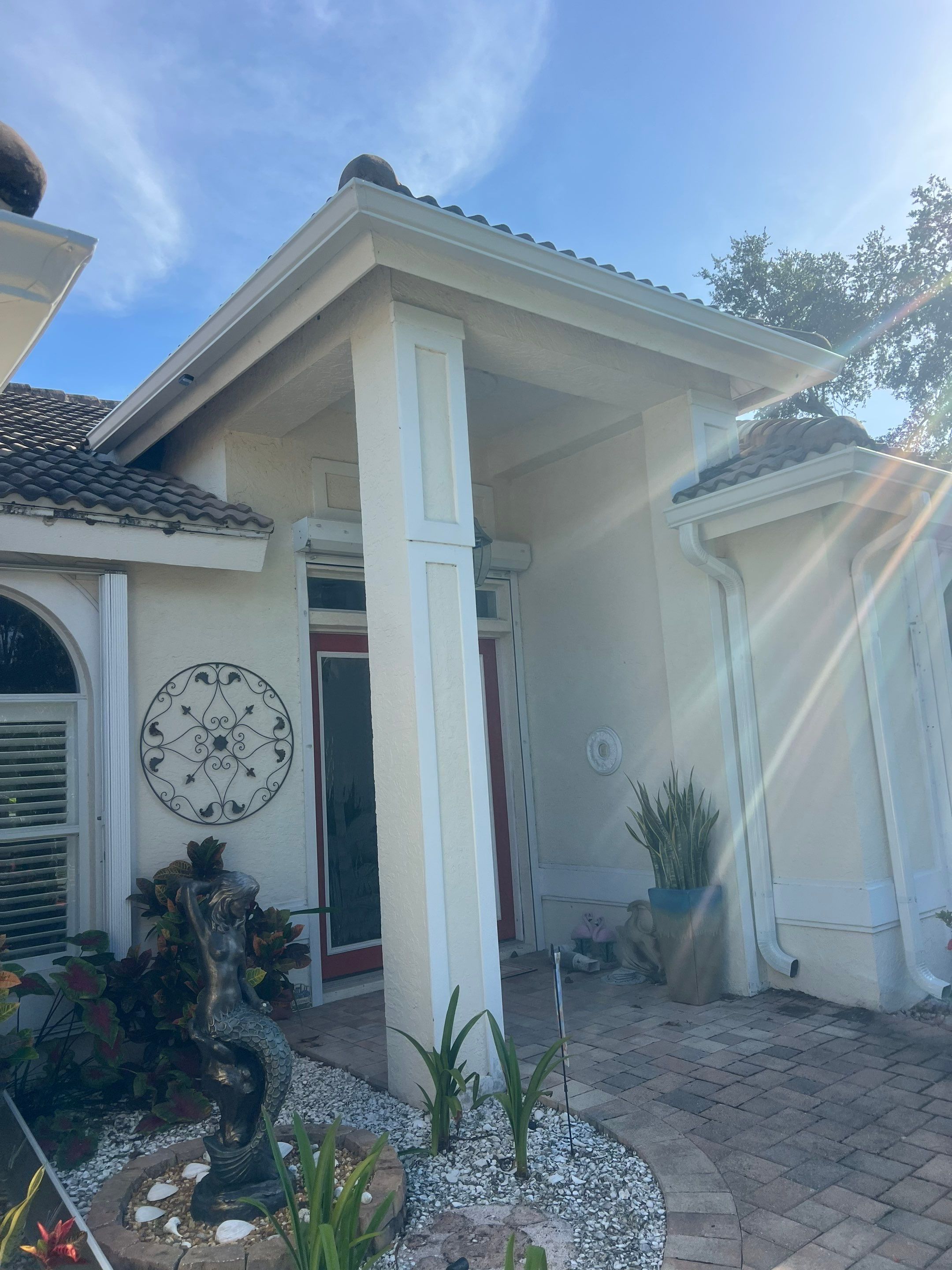 Downspout Installation in Sarasota FL by Gutter Professors