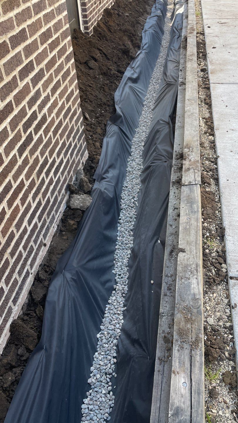 Foundation Drainage Board & French Drain in Southwest Minneapolis by Waterproofing Northeast