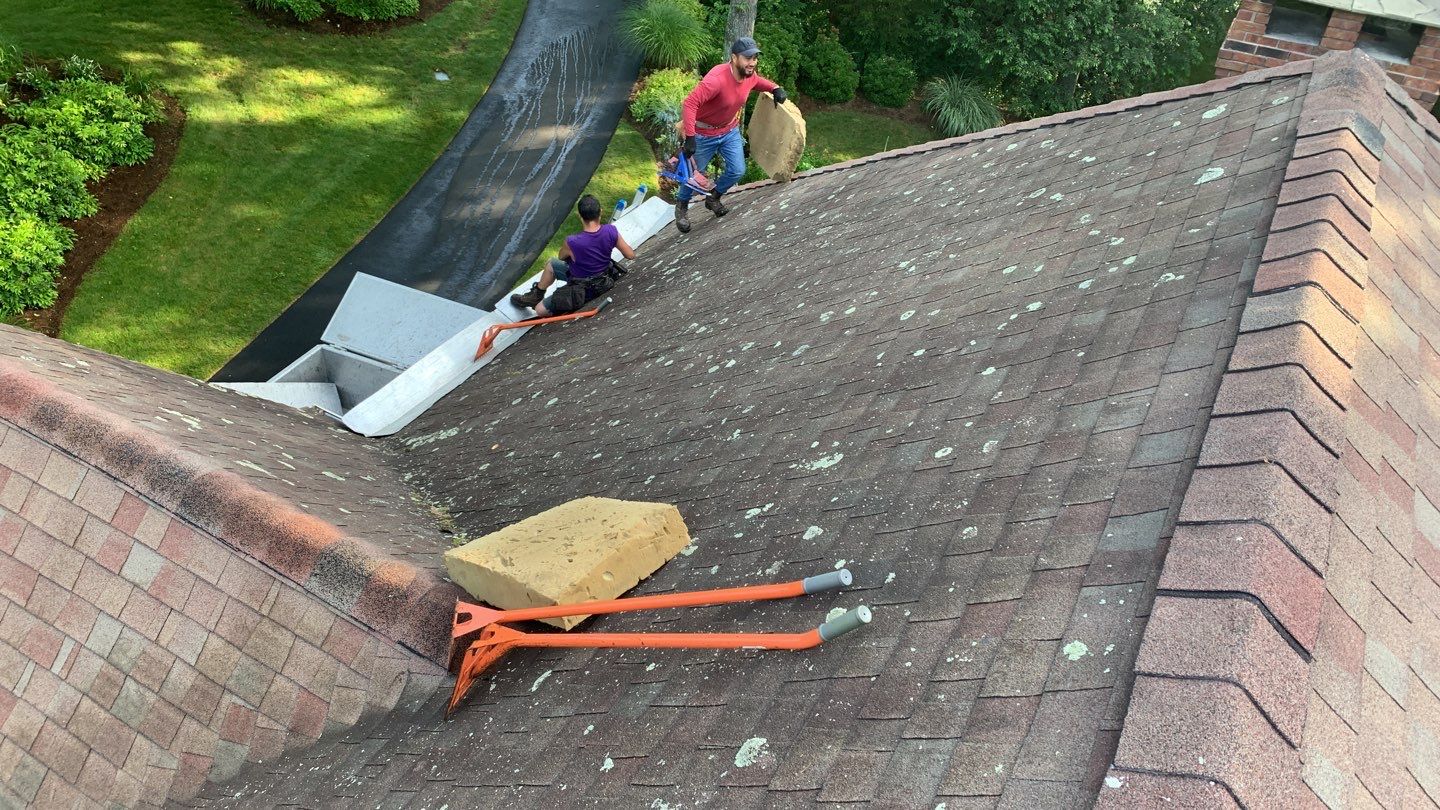 Residential Roofing Installation using Owens Corning Duration Driftwood by A Plus Exterior