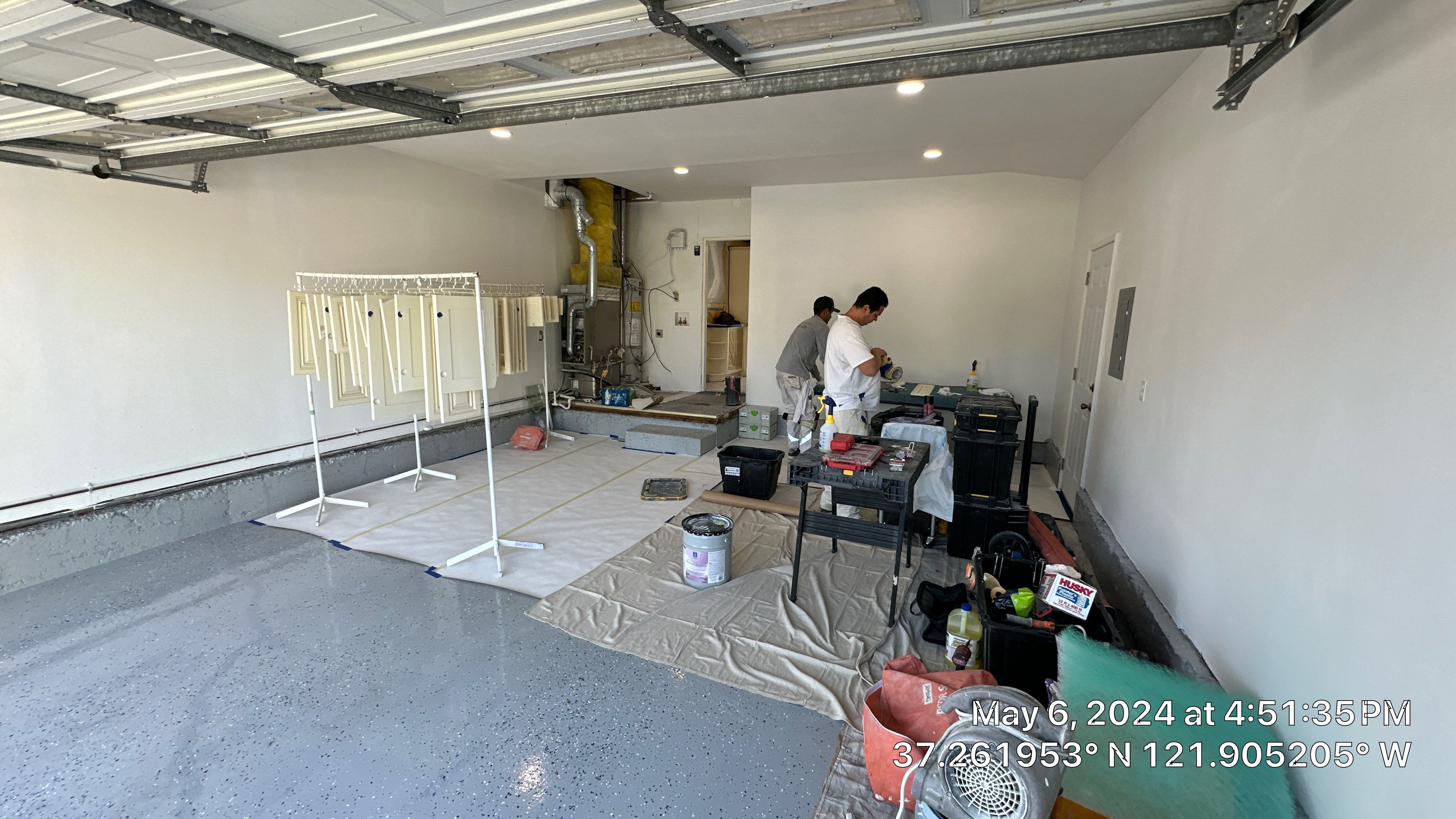 cabinet painting San Jose  by Herrera’s Bay Area Painting inc.