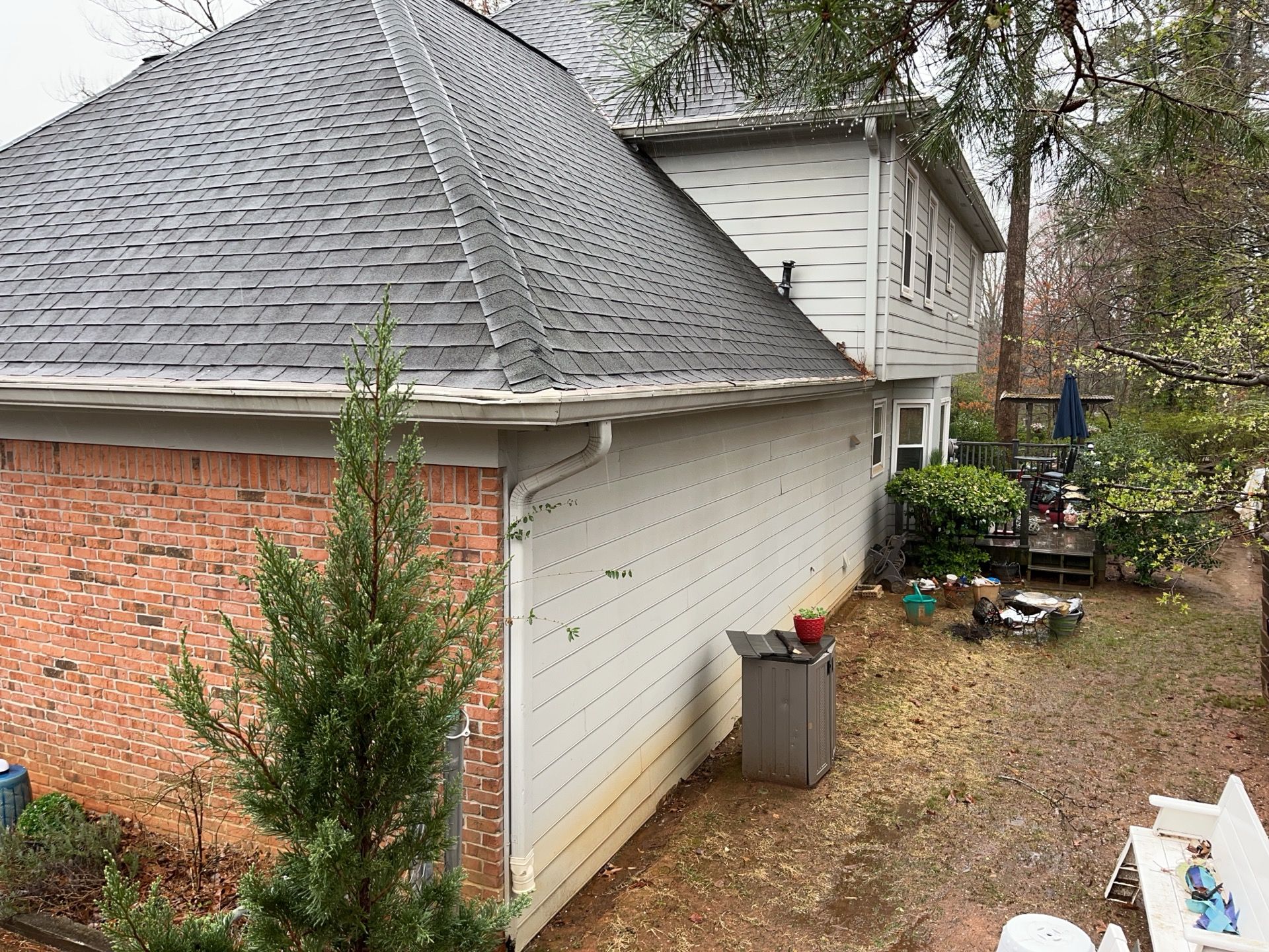 Rotten Wood, Siding, Fascia, and Gutter Replacement with Exterior Painting in Lawrenceville, GA by Nelson Exteriors