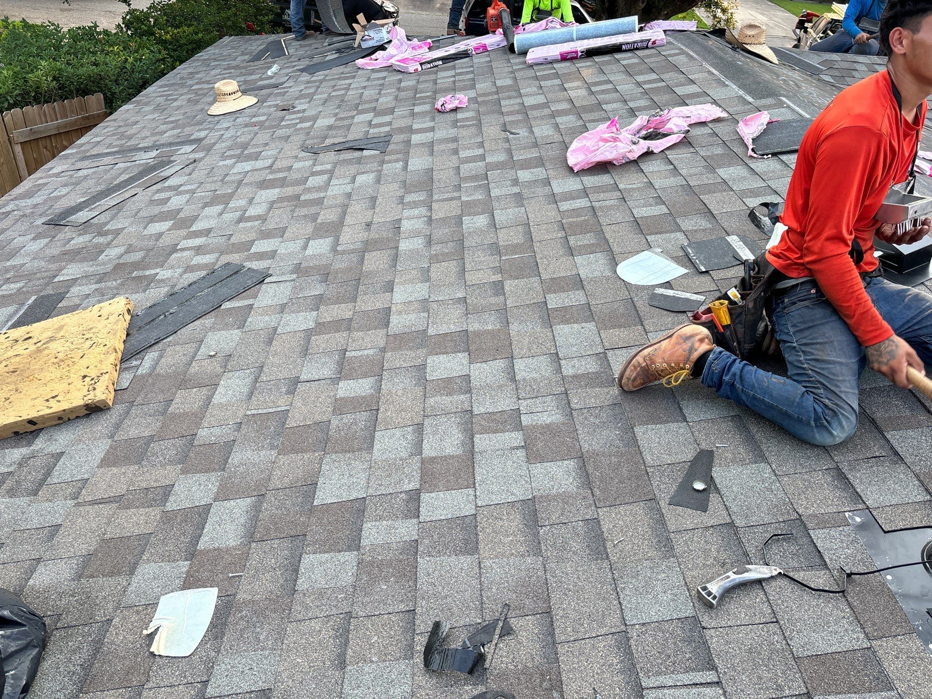 Residential Roofing Repair using Owen's Corning Duration (Lifetime) Shingles by Roof Repair Services LLC