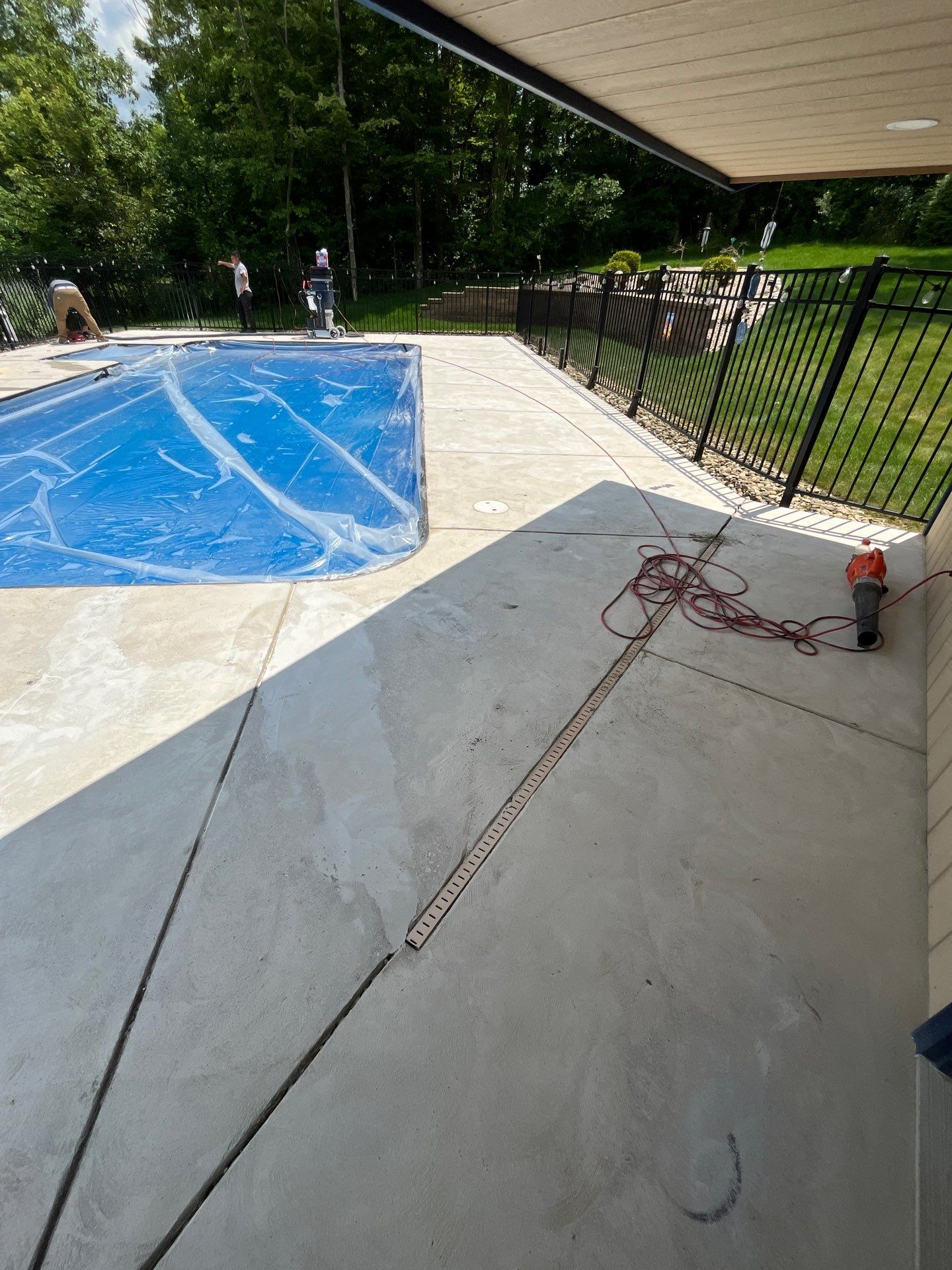Oxford Pool Deck Project in Baden by Floors in a Day, Inc