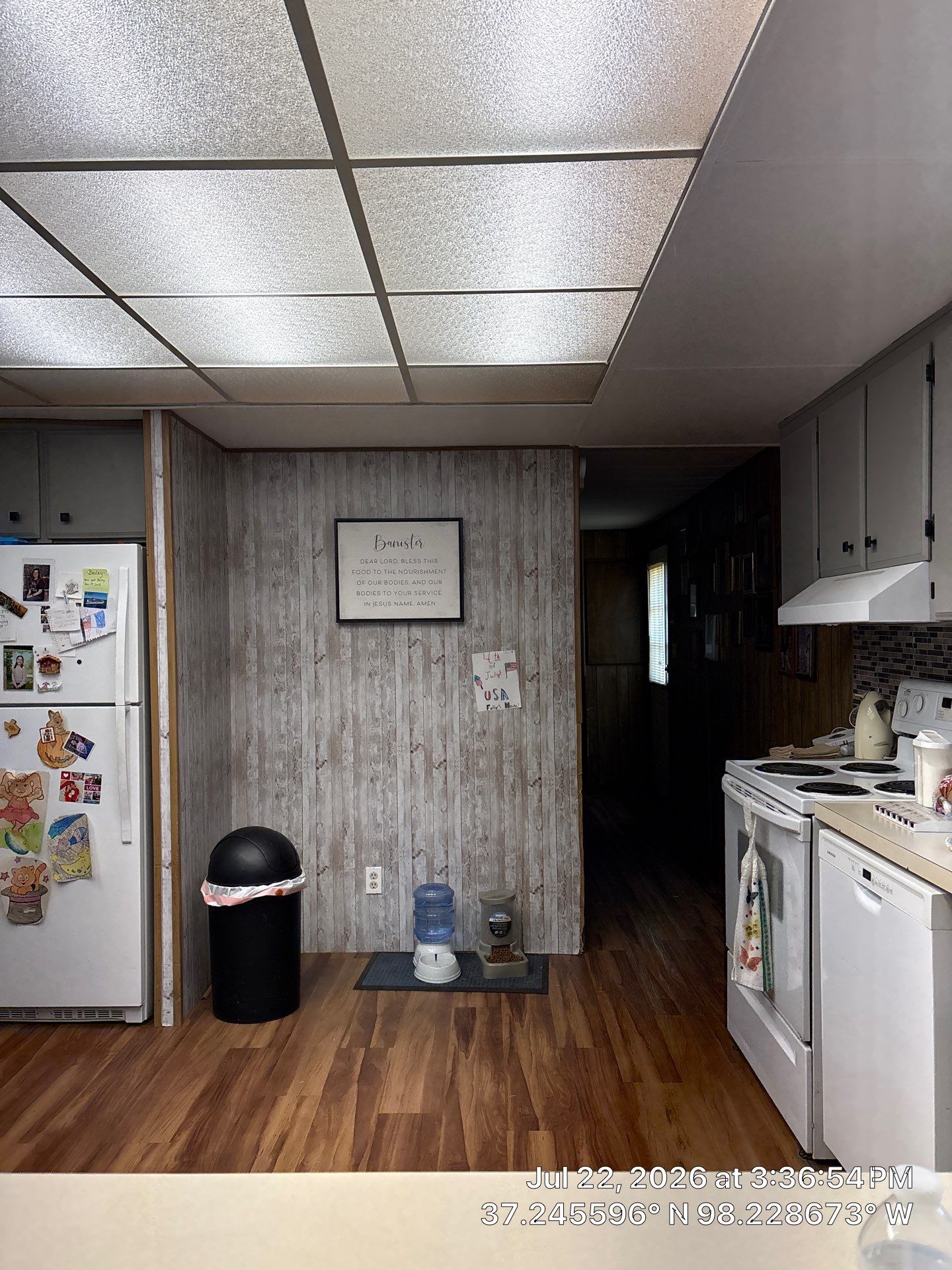Kitchen Renovation with Gray Cabinetry and Tile Backsplash in Attica by CompanyCam Sales Demo