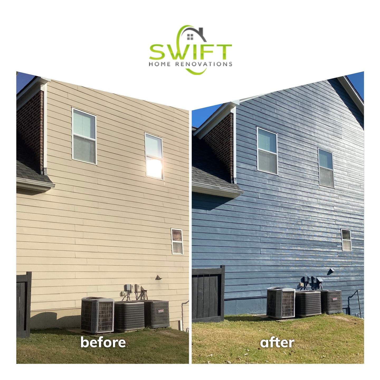Exterior Siding Refresh and Full House Repaint in Cumming by Swift Home Renovations