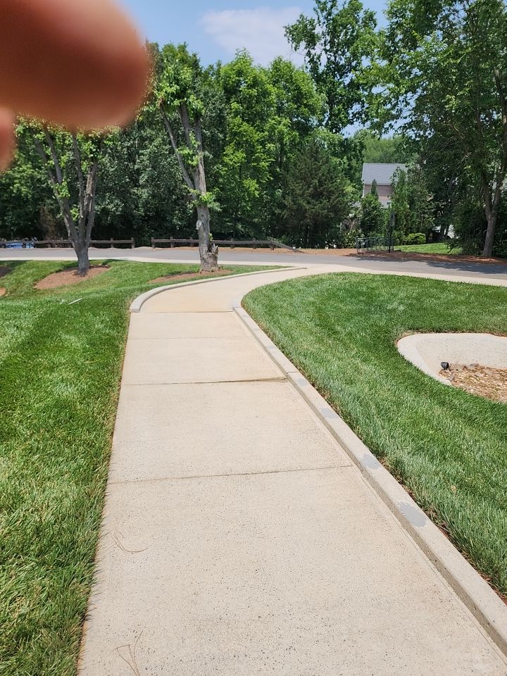 concrete Clean using cleaner by G&H Home Tech Pros LLC