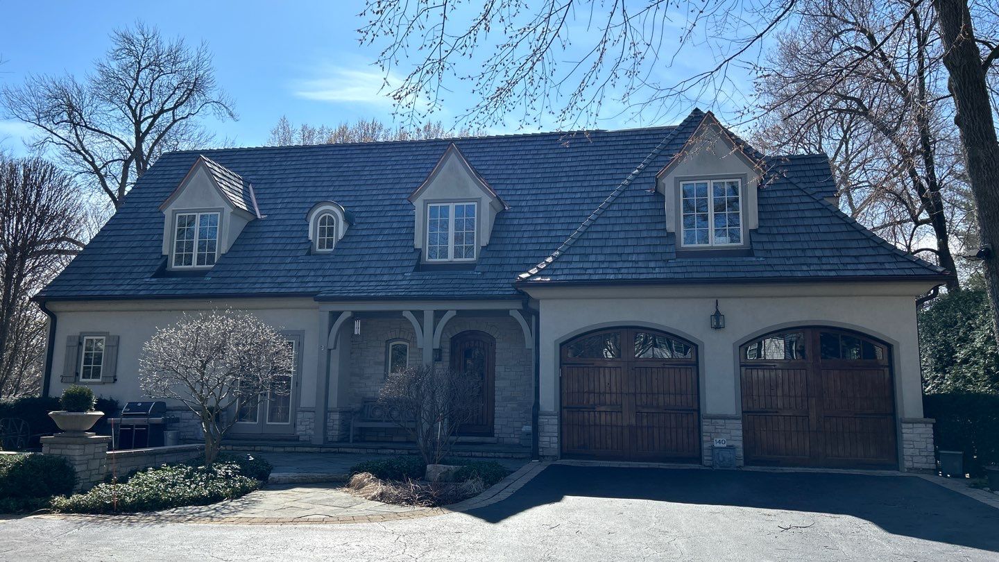 Brava Shake Tile Roof Installment with Copper Flashings by Custom Installations