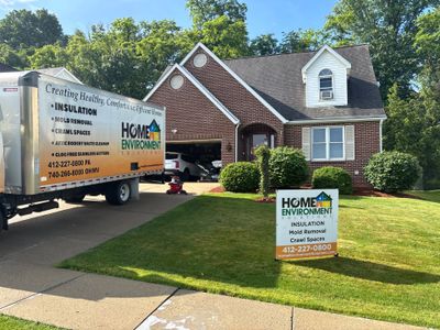 Mold remediation and attic insulation upgrade in Moon Township, PA 15108