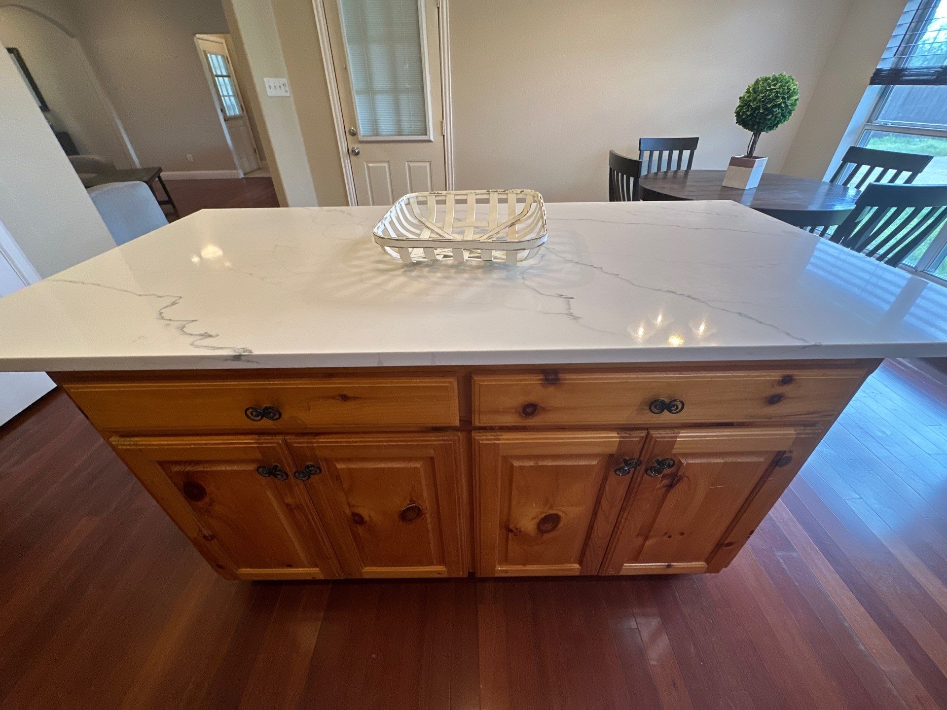 Cabinet Installation using Cabinetry by NORTH TEXAS RESTORATION
