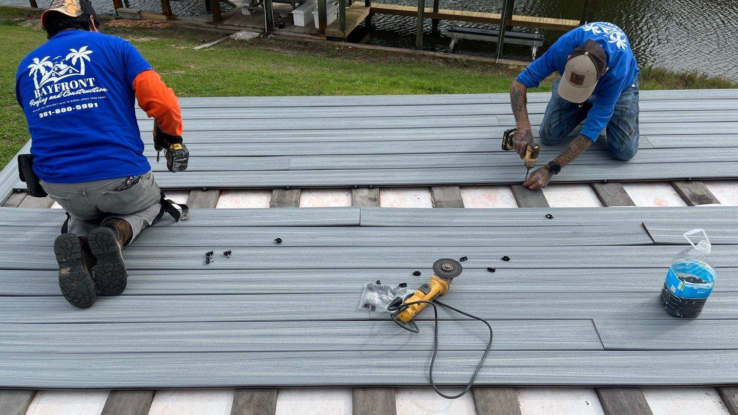 Walk Out Patio Cover by Bayfront Roofing and Construction