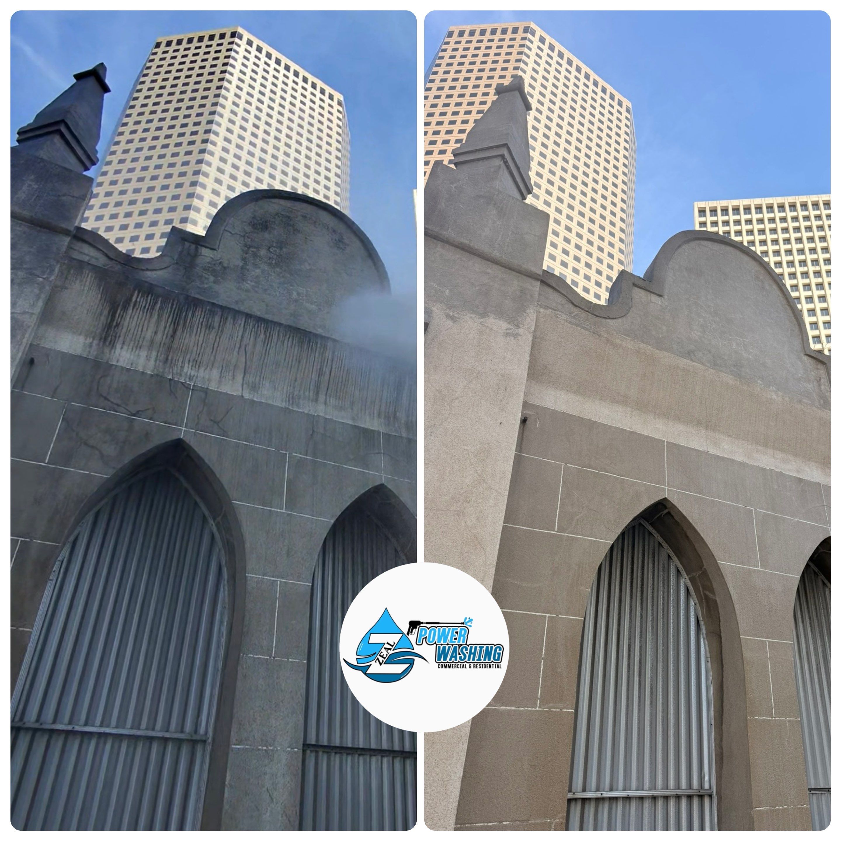 Historic Church Cleaning by Zeal Power Washing
