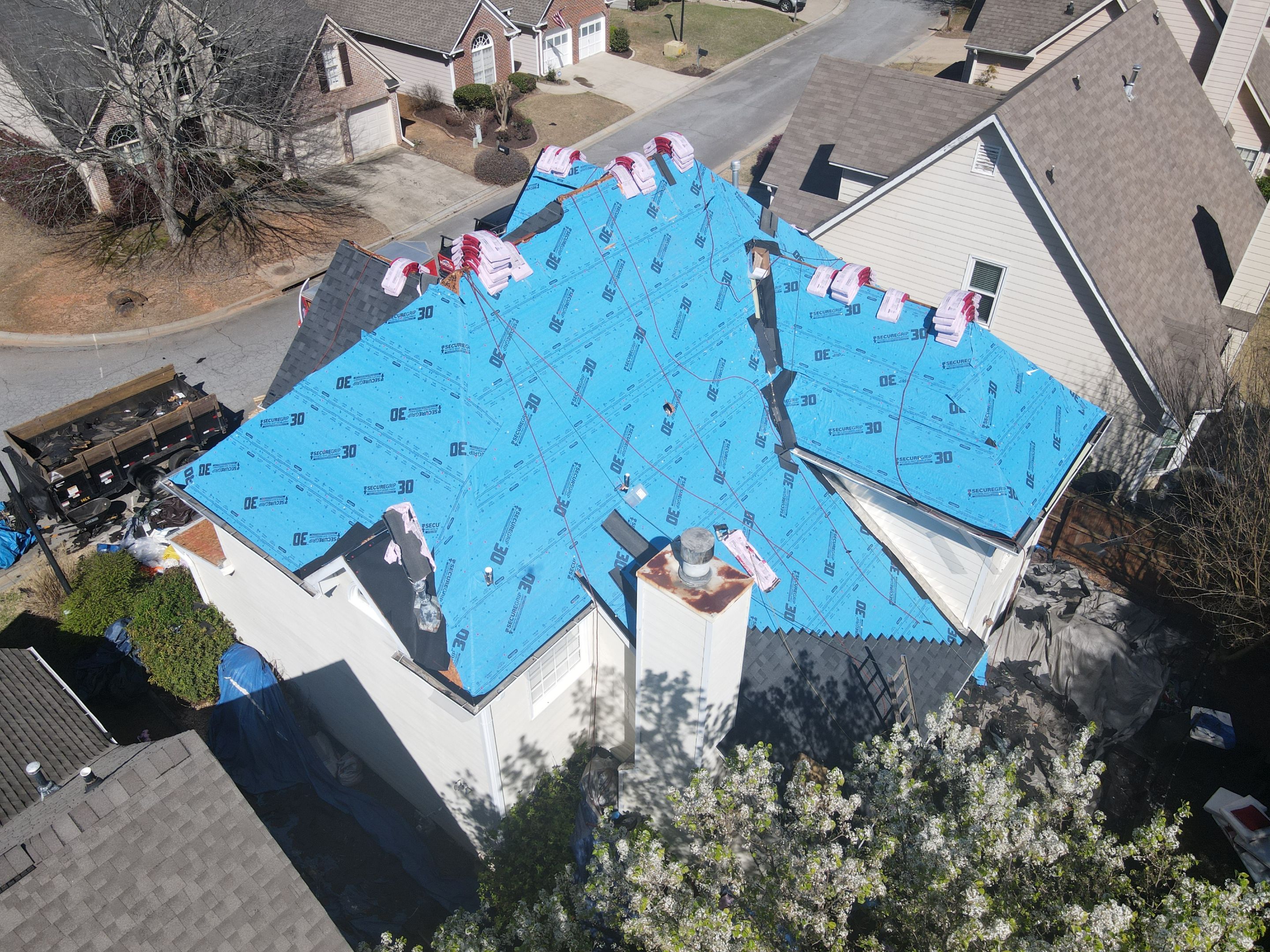Residential Roofing Installation using Owens Corning by Inspector Roofing and Restoration