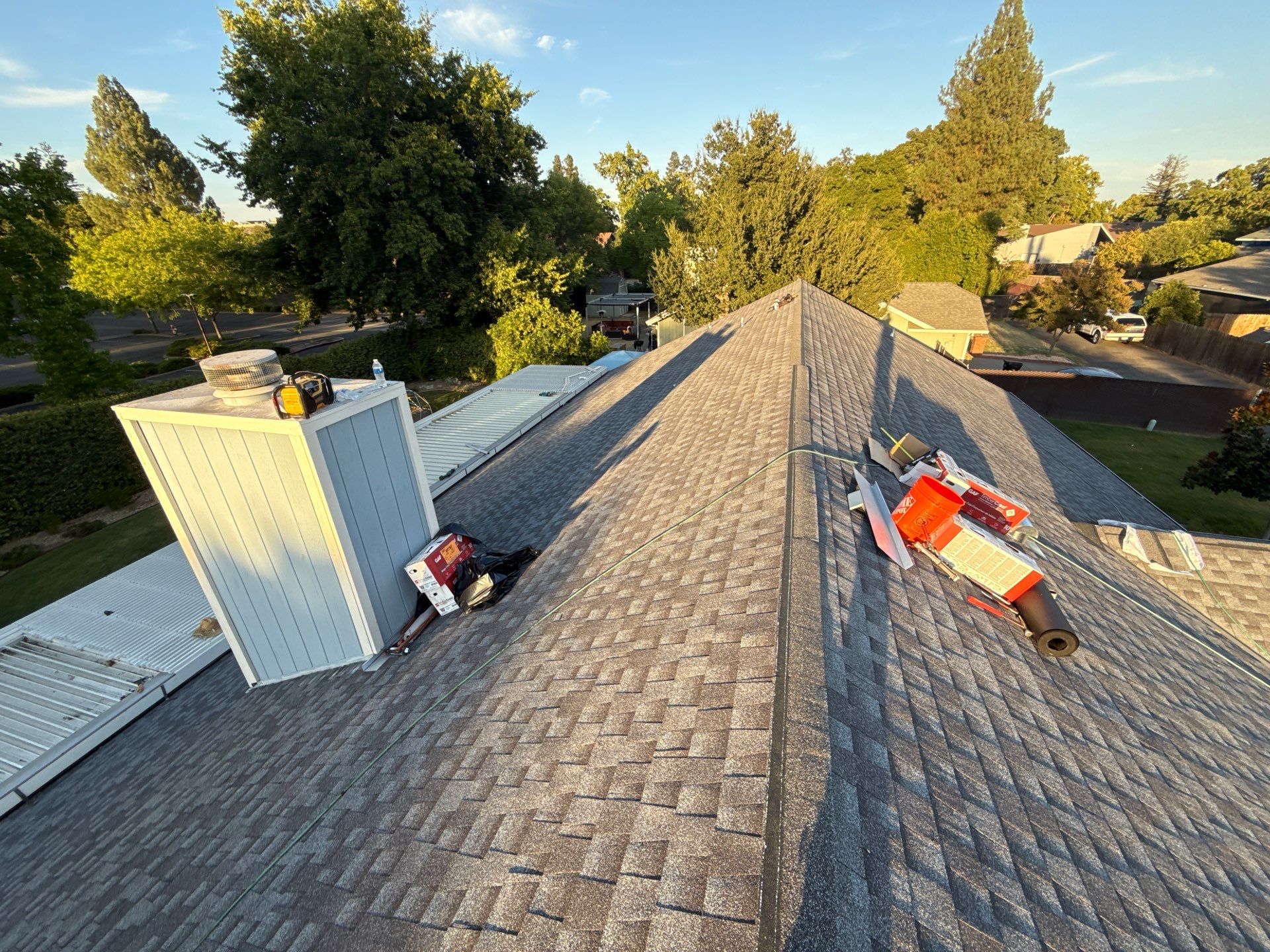 Residential Reroof using GAF HDZ RS by Nextop Roofing