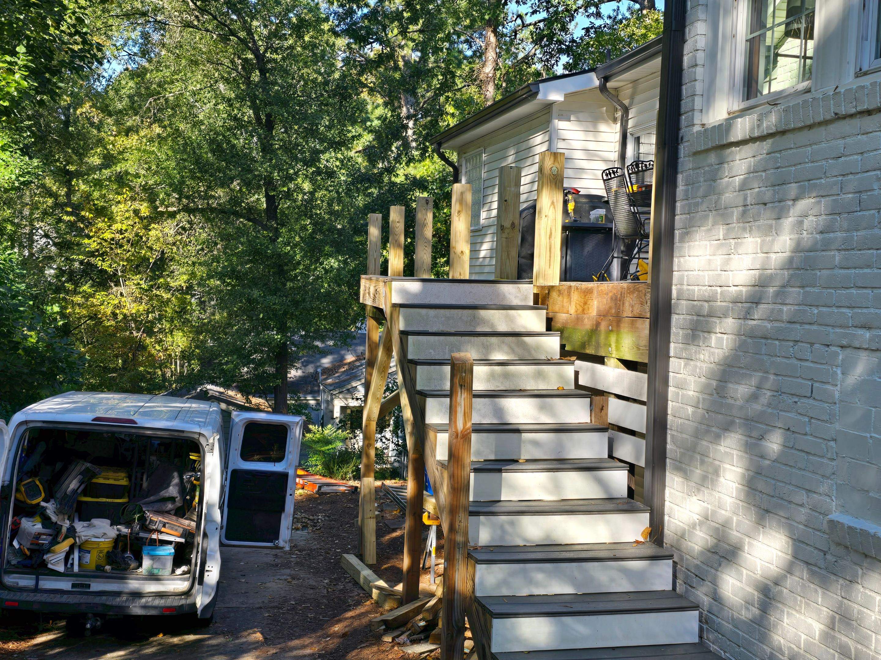 Custom Railings, Deck Support Installation, and Professional Deck Painting by Billy Weatherspoon Contractor