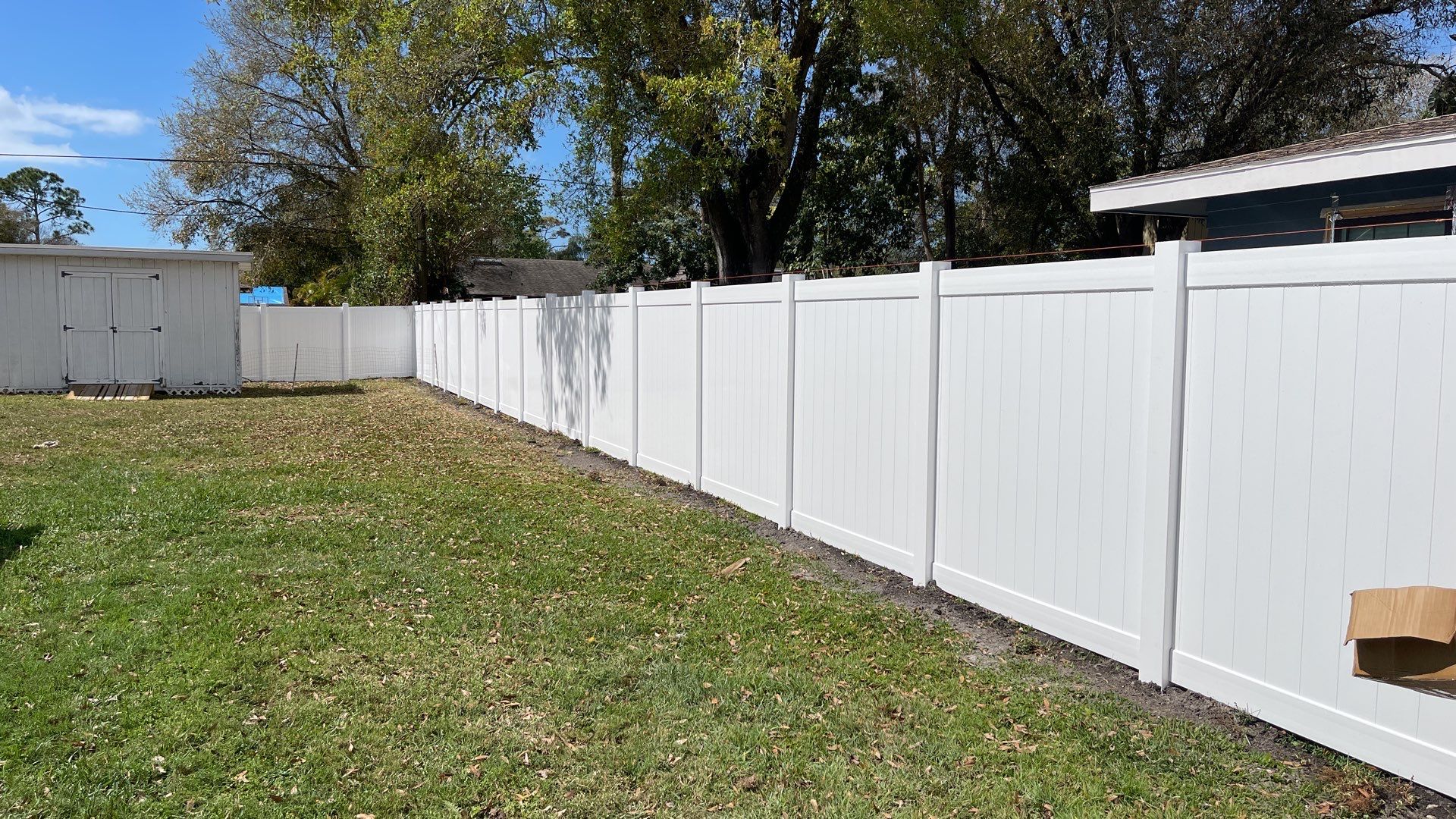 Sarasota, FL 6ft. Tall White Vinyl Privacy Fence  by Asap fence and gates, LLC