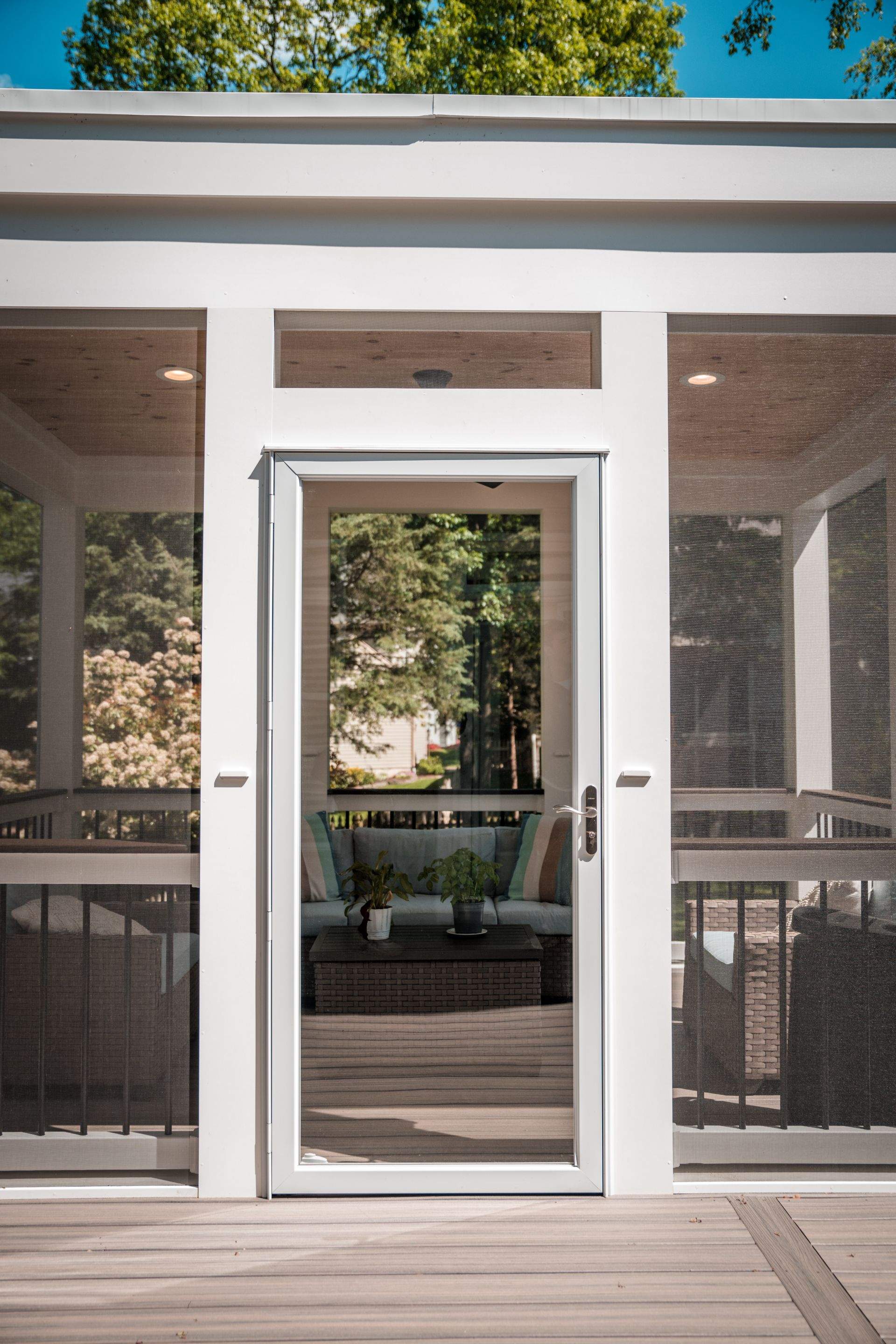 Screened-In Porch, Composite Deck & Paver Patio in Chantilly, VA by Sunburst Construction Inc
