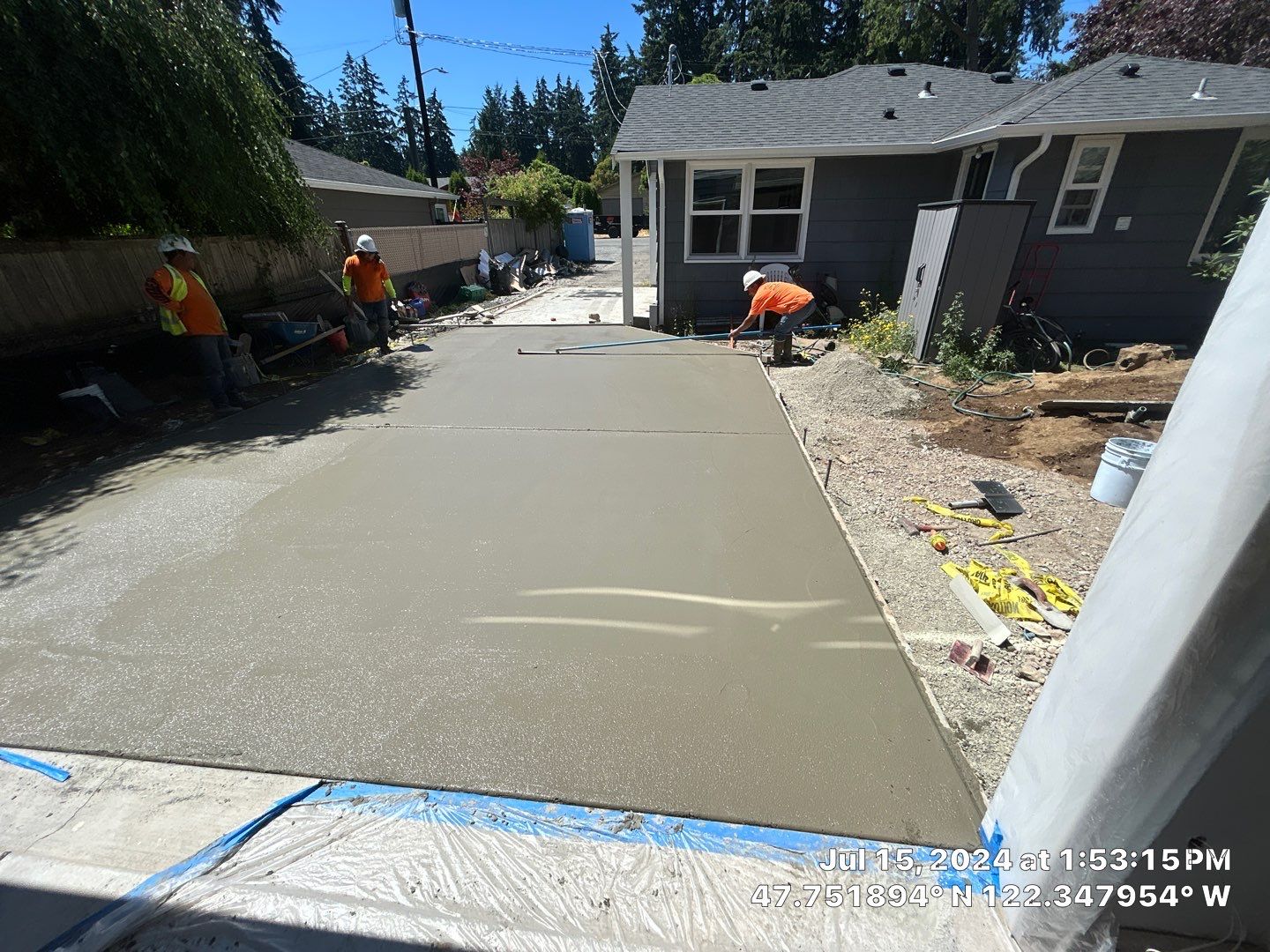 Grant | Concrete Driveway  by Jireh Asphalt & Concrete Inc 