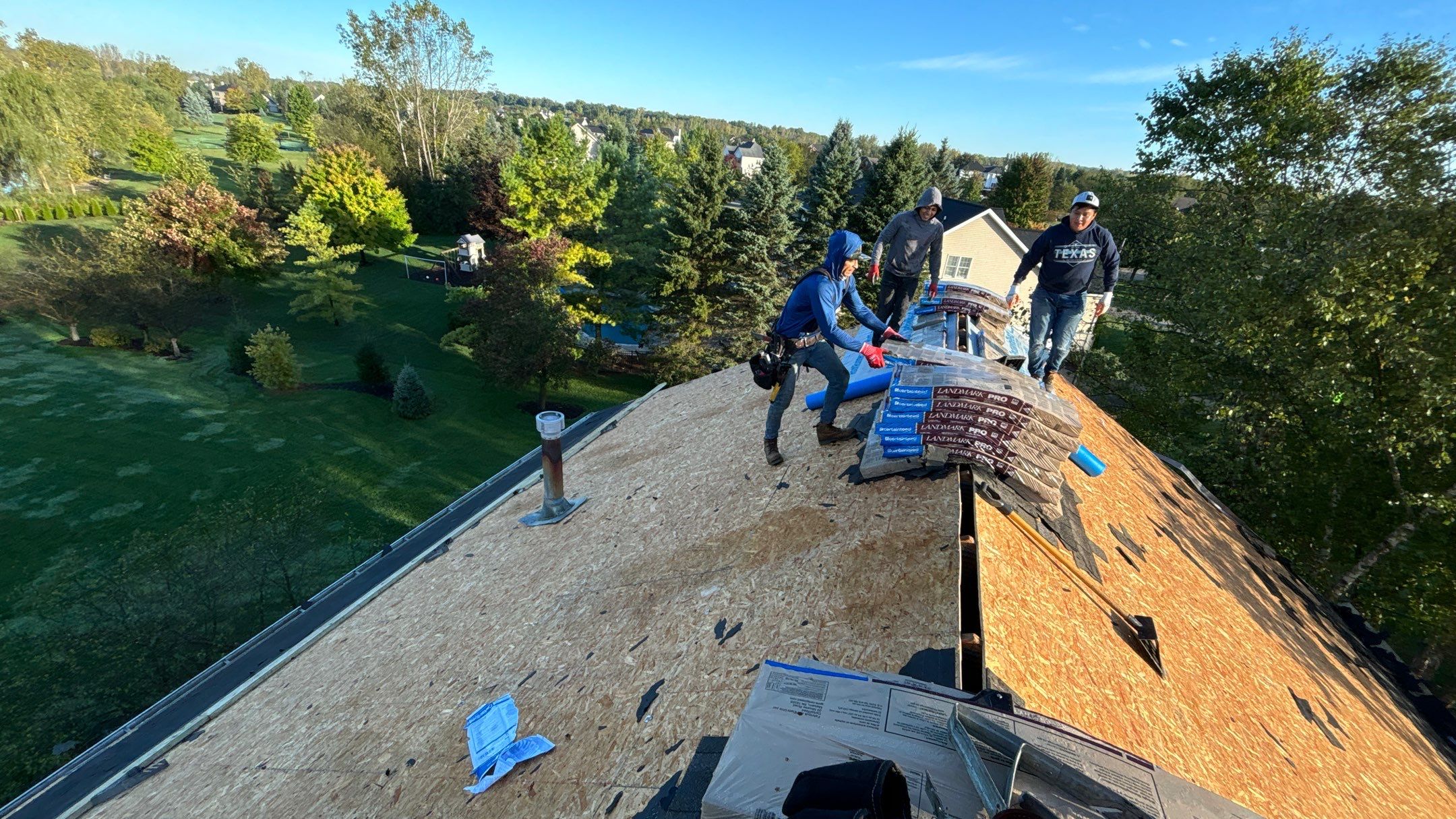 Roof Replacement using CertainTeed Landmark Pro by 180 Contractors