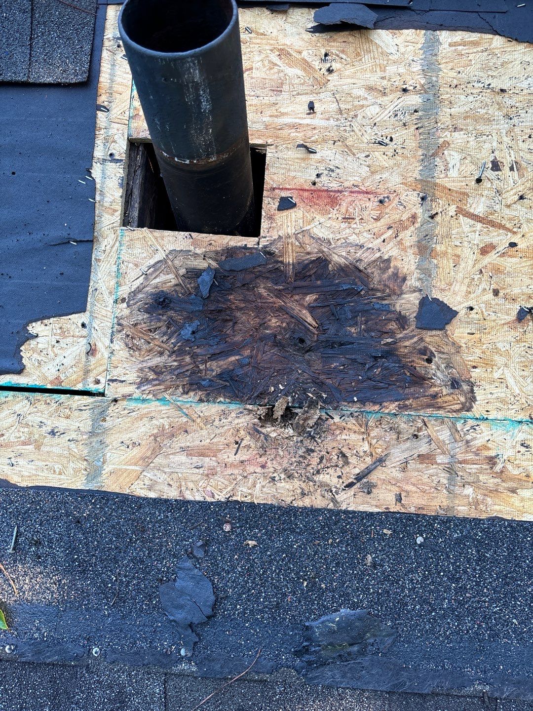 Roof repair and ceiling repair by Deerfield Roofing LLC