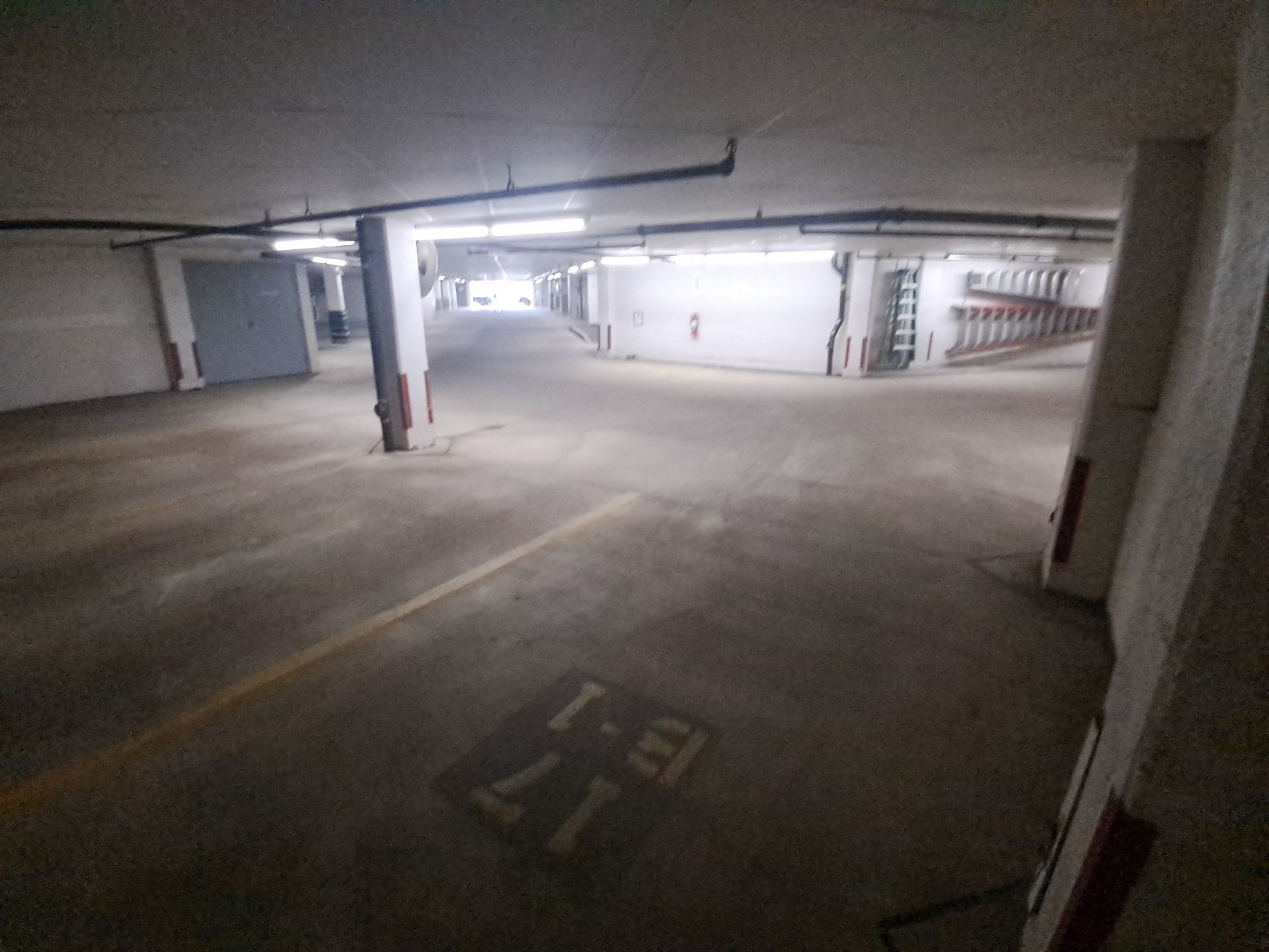 Parking Garage Sweeping & Concrete Deep Cleaning by Northern Power Washing LLC.