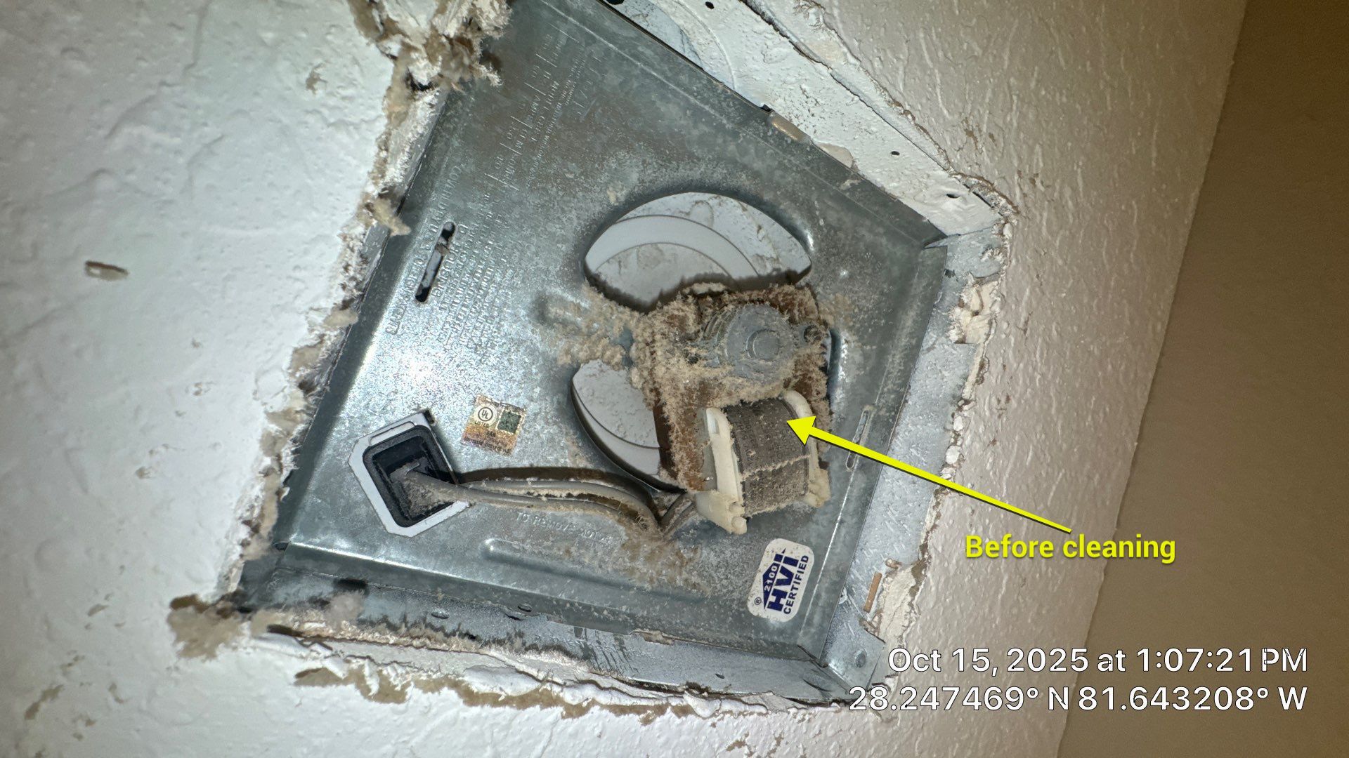 Air Duct, Dryer Vent, Bathroom Exhaust Fans Cleaned in Davenport by Hygienic Air, Inc