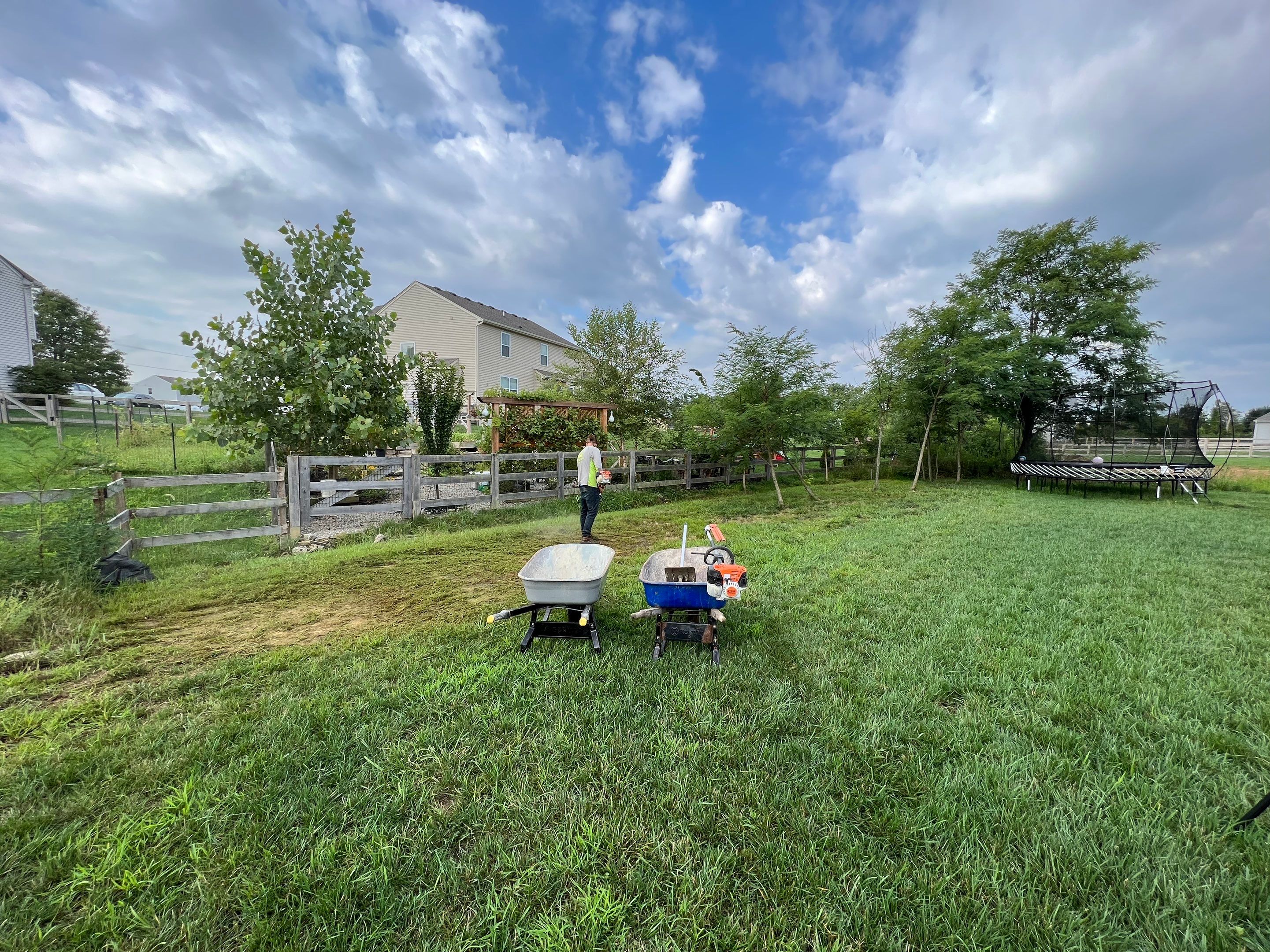 Turning a Back Field into a Landscape of Enjoyment by Reisenberg’s Lawn & Landscape, LLC