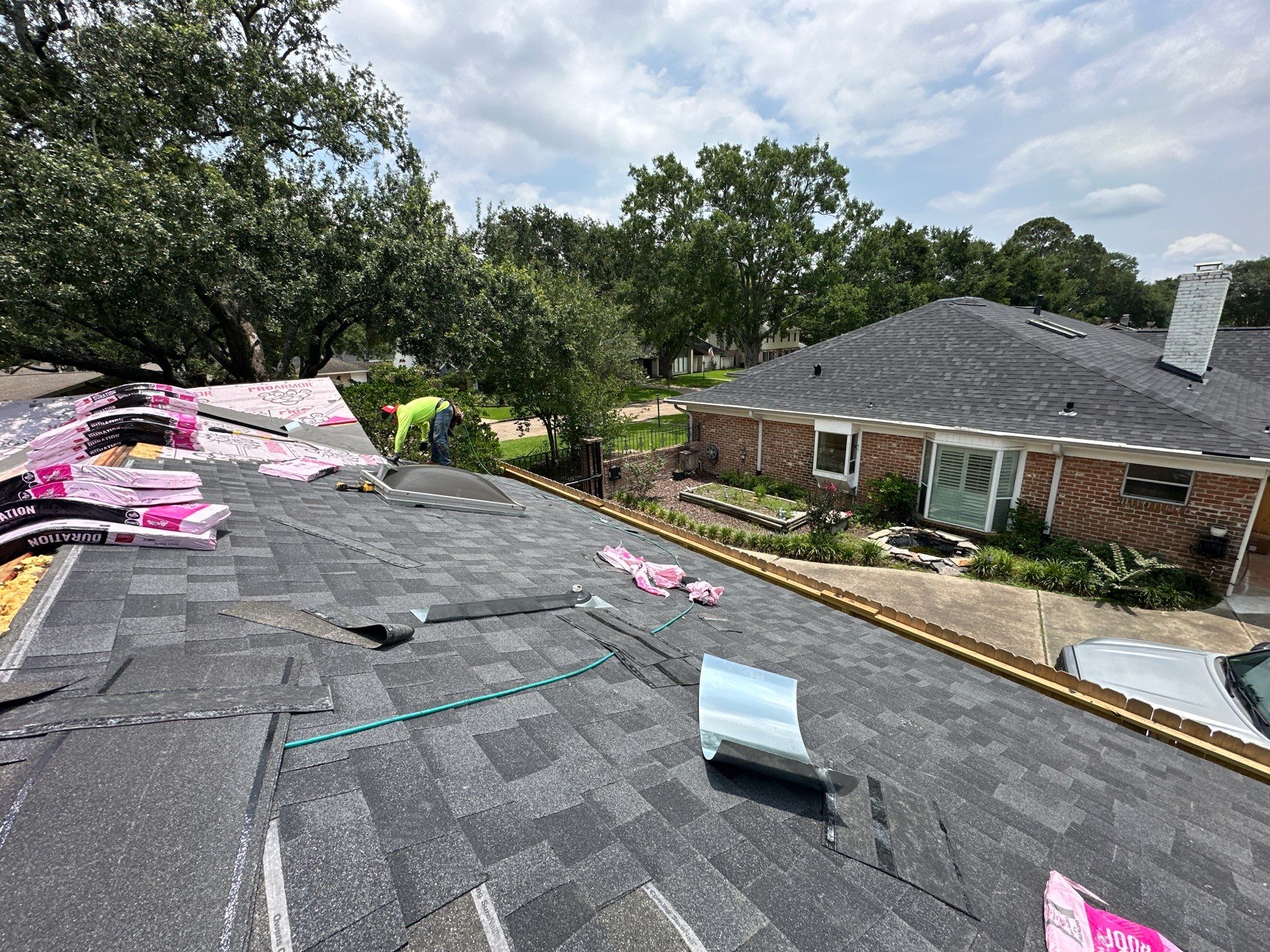 Project in Houston by Motion Roofing