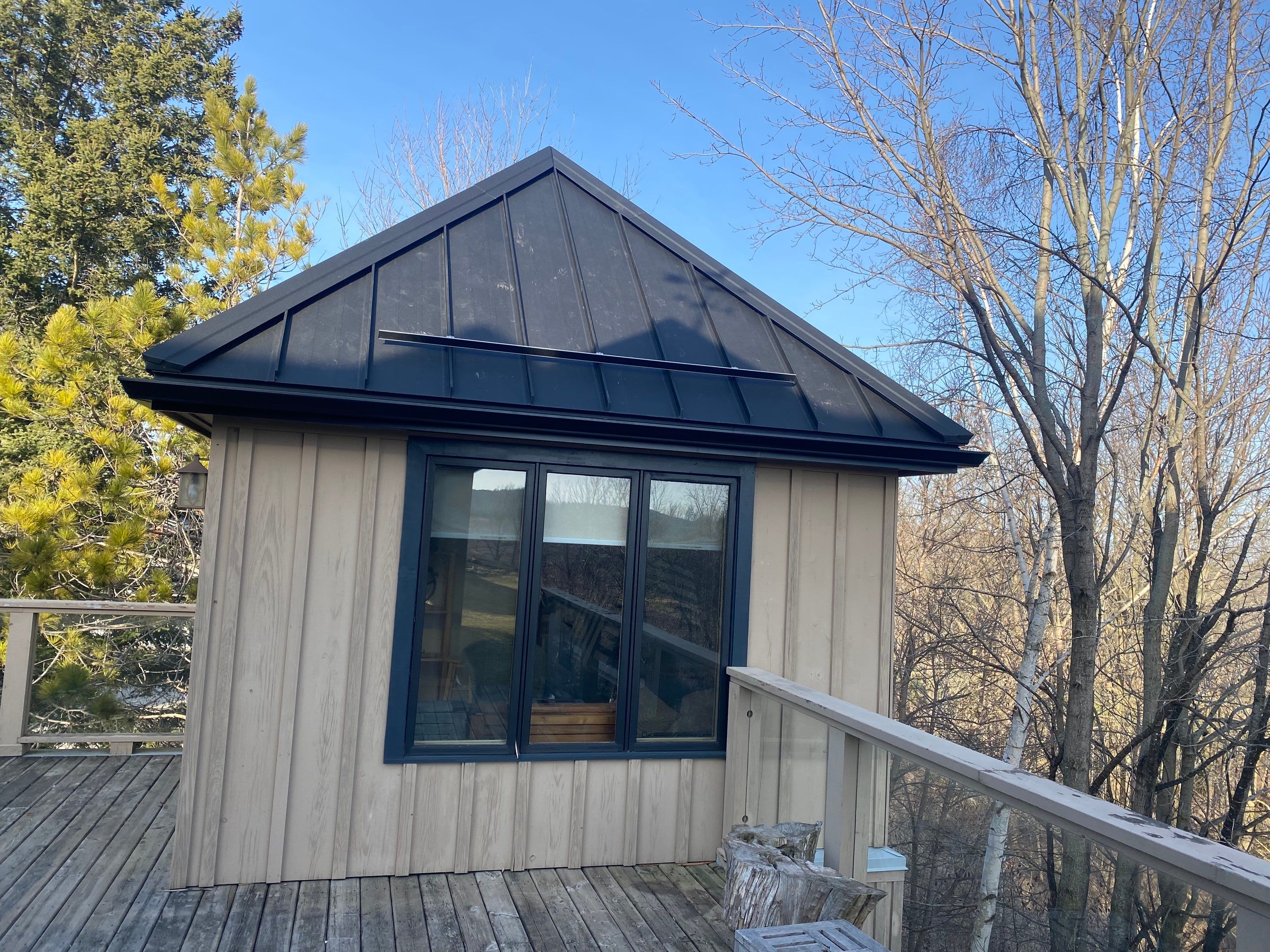 Residential Roofing Installation using 24 Ga Standing Seam Metal by Jay Carter Roofing & Sheet Metal
