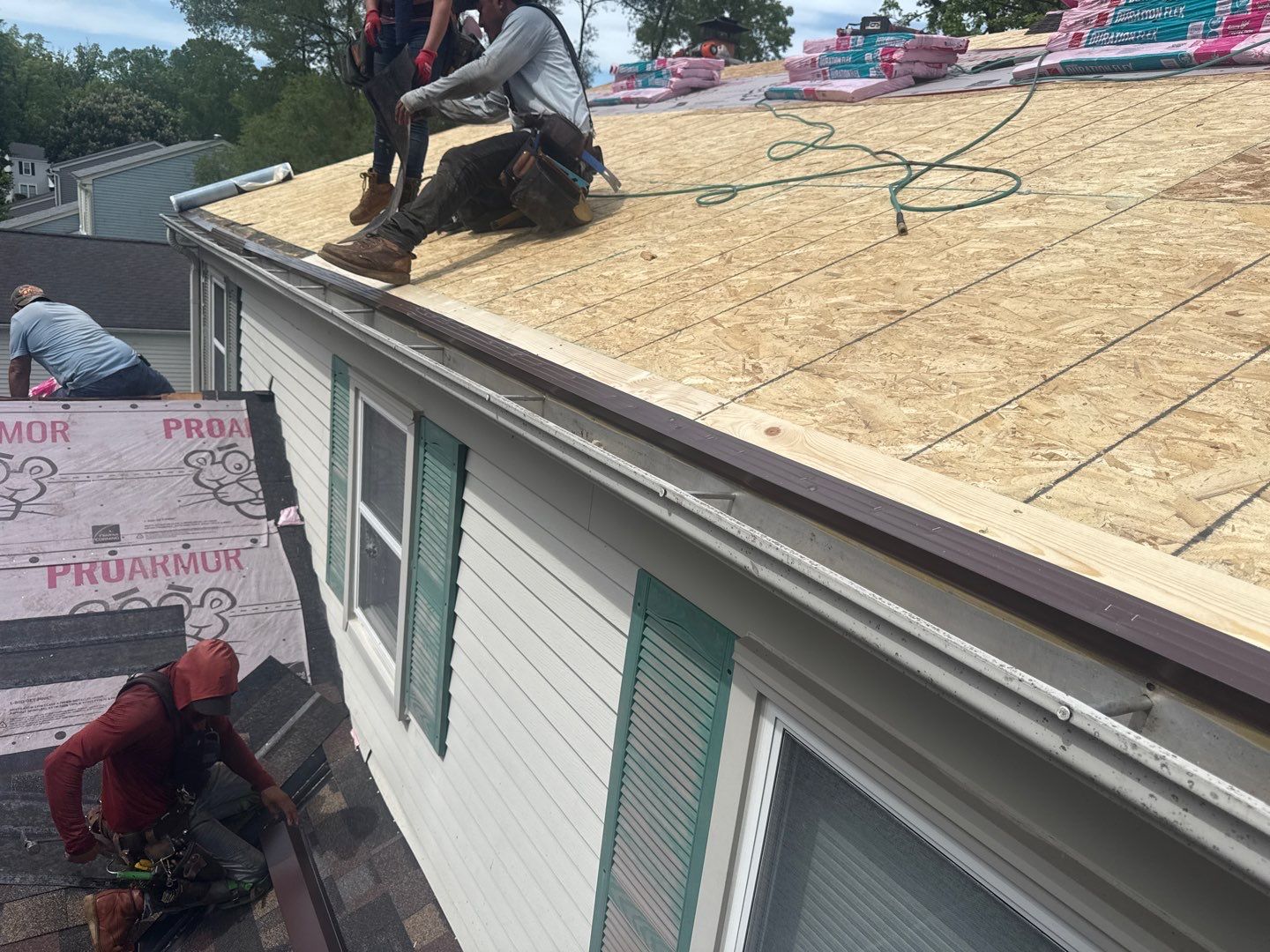 Roof Replacement using Owens Corning Duration Flex by 180 Contractors