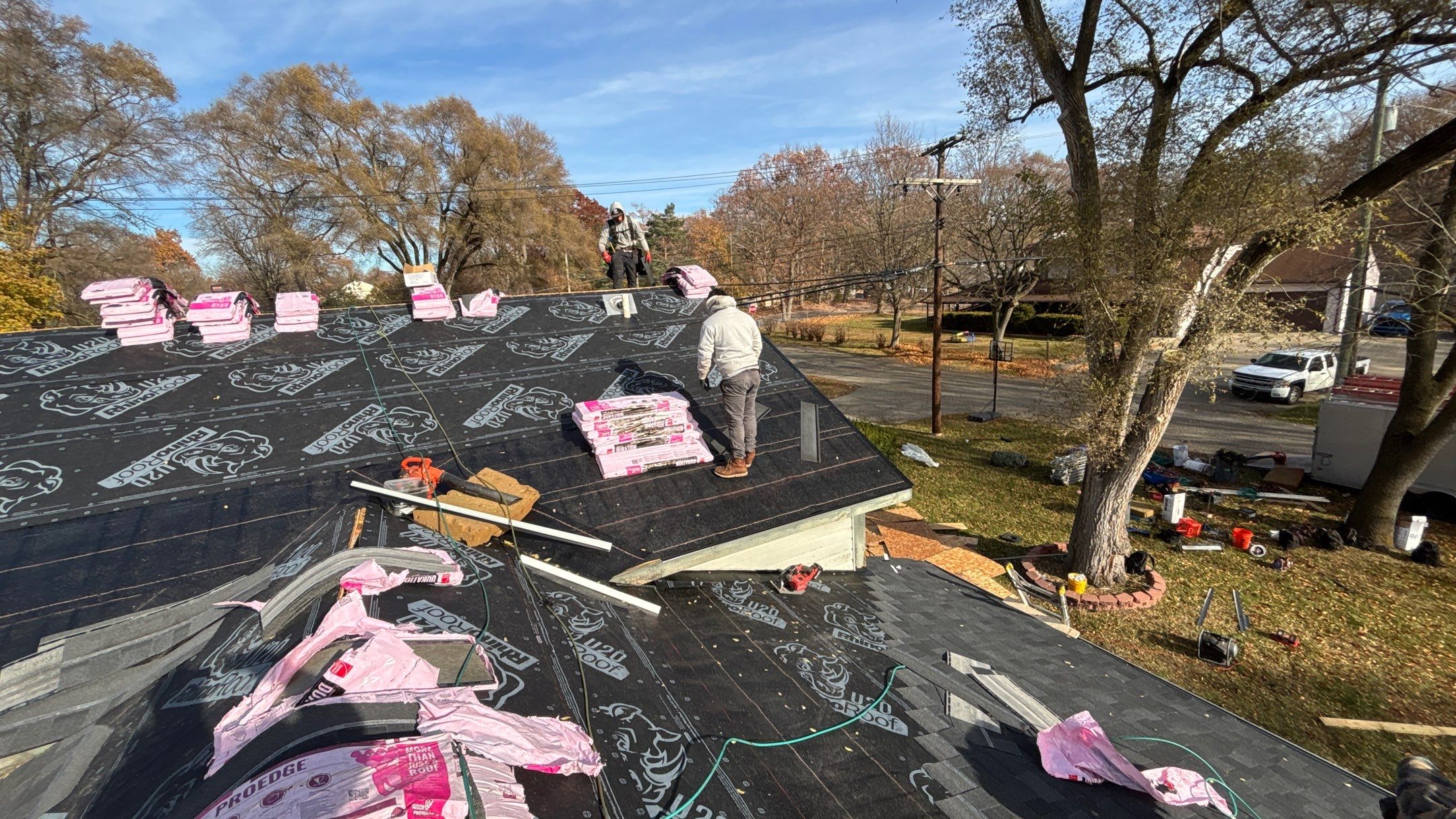 Roof Replacement using Owens Corning Onyx Black by 180 Contractors