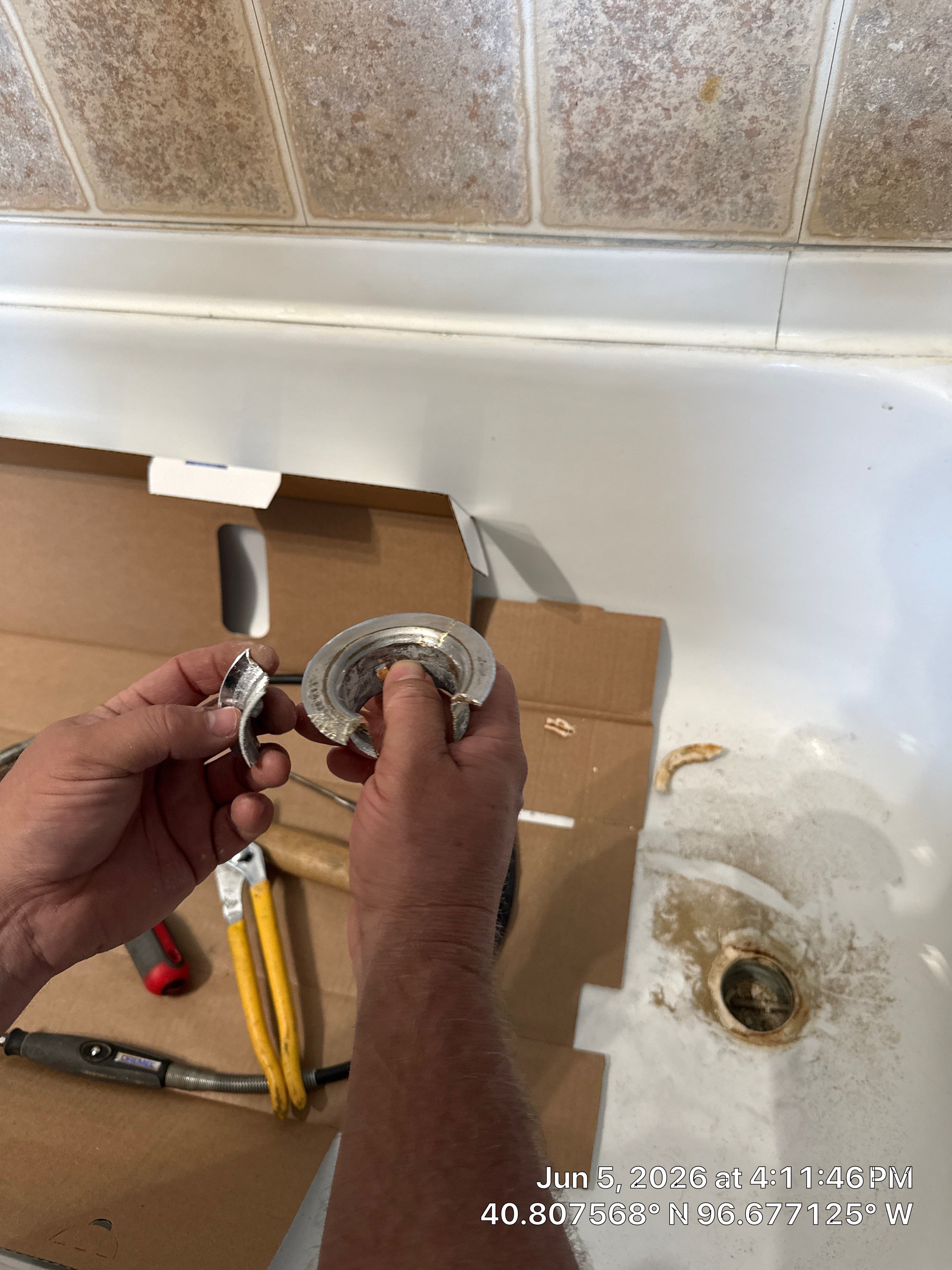 New sod installation and Bathroom drain repair by Customer Success Demo Account