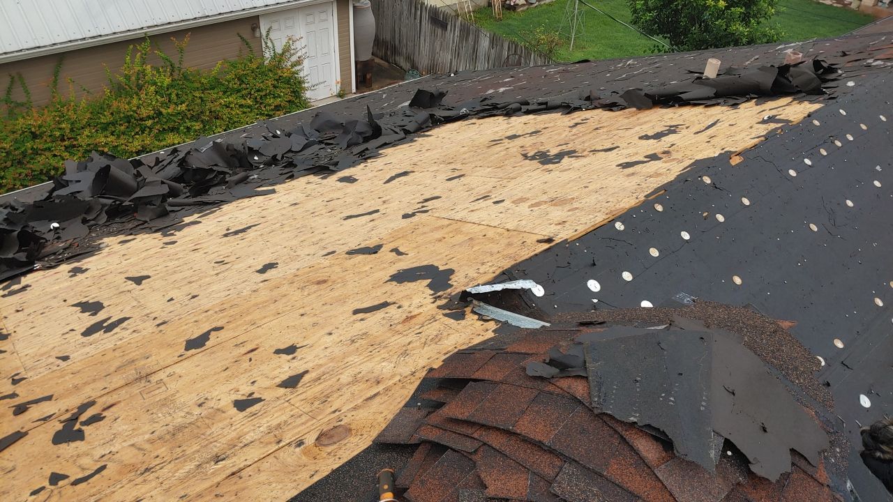 Full Roof Replacement and Hail Damage Restoration in Fredericksburg by Caliber Restoration LLC