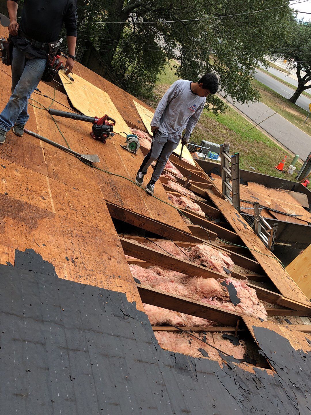 Residential Roofing Installation using Roof Replacement by American Roofing & Construction LLC