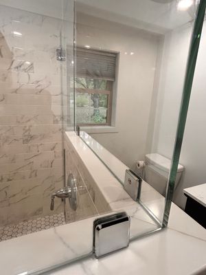Frameless Shower Enclosure