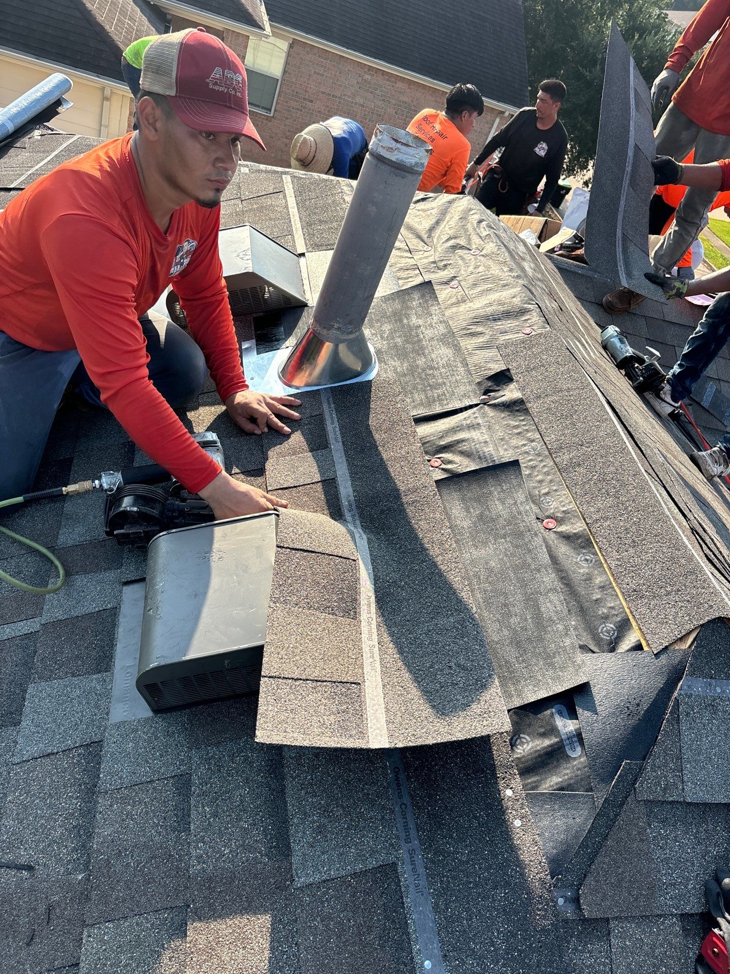 Residential Roofing Installation using Owen's Corning Duration (Lifetime) Shingles by Roof Repair Company