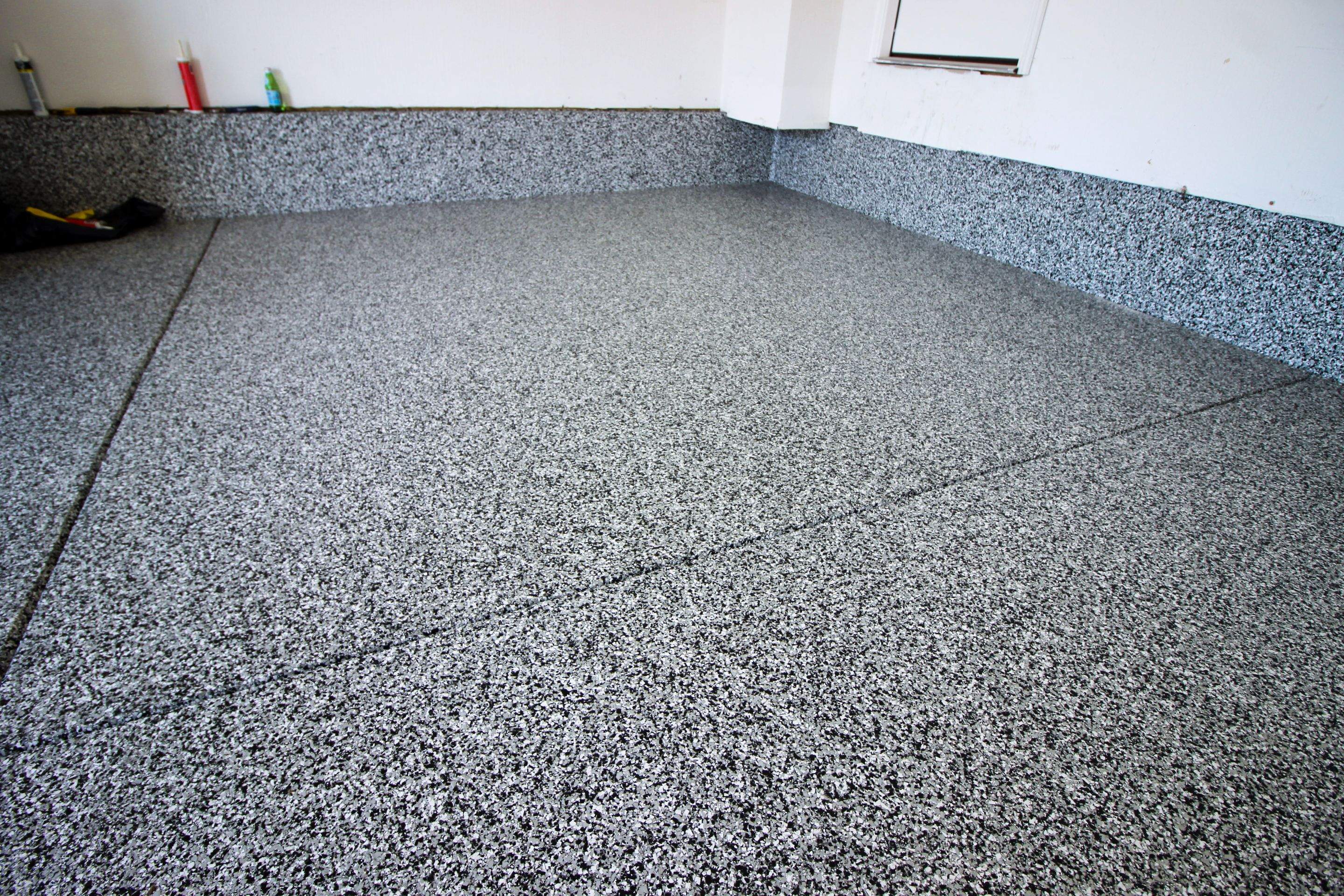 Garage Floor using Domino by Your1DayFloor.com