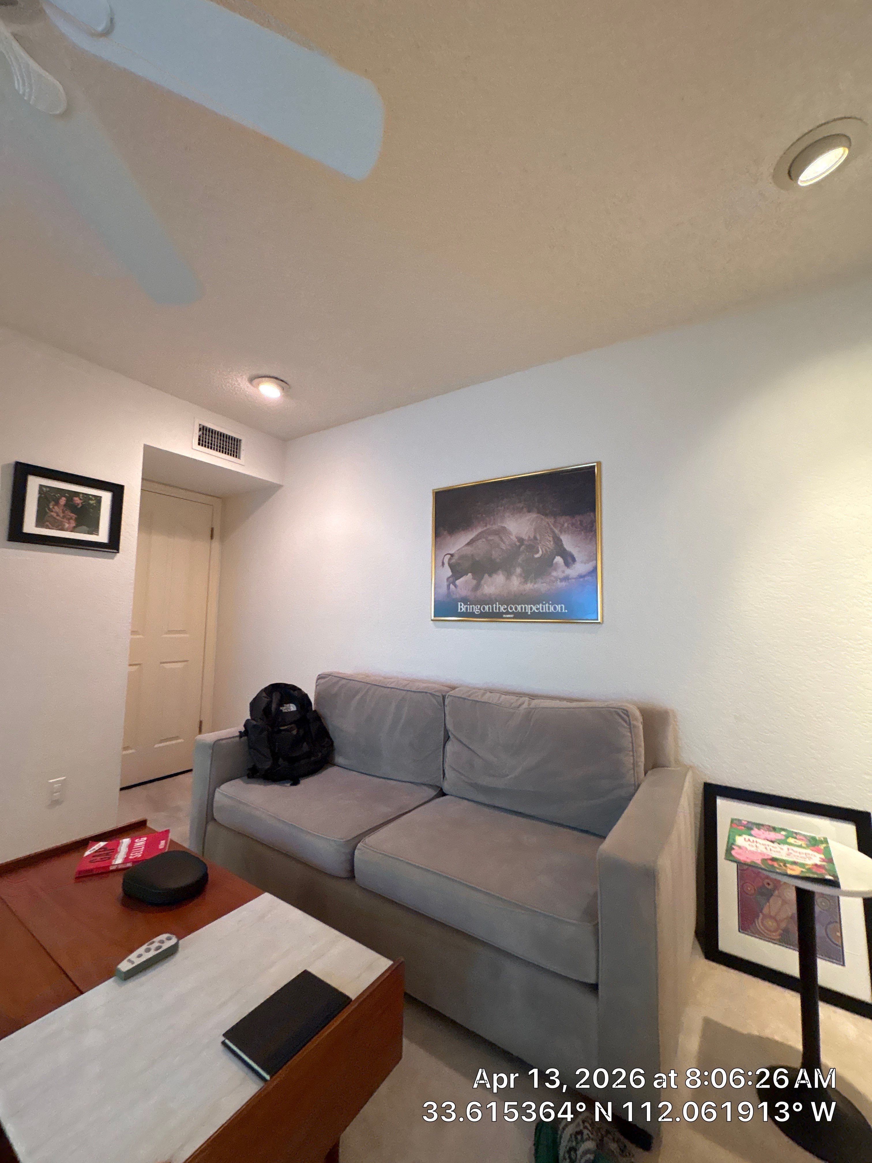 Phoenix Home Office Setup with Custom AV Wall Mounting by CompanyCam Sales Demo