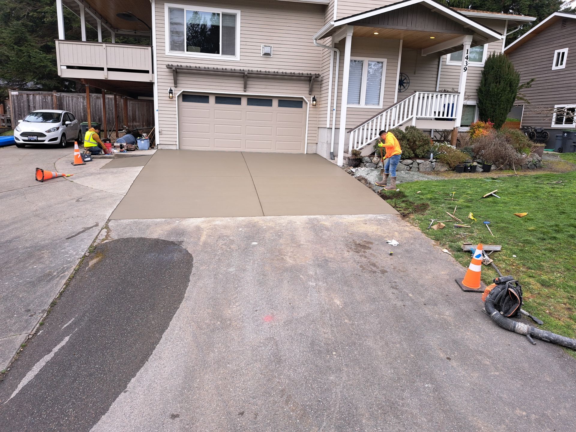 Concrete Driveway Renovation | Freeland  by Jireh Asphalt & Concrete Inc 