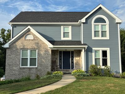 Full House Siding Renovation with English Wedgewood Vinyl Siding in Sewickley