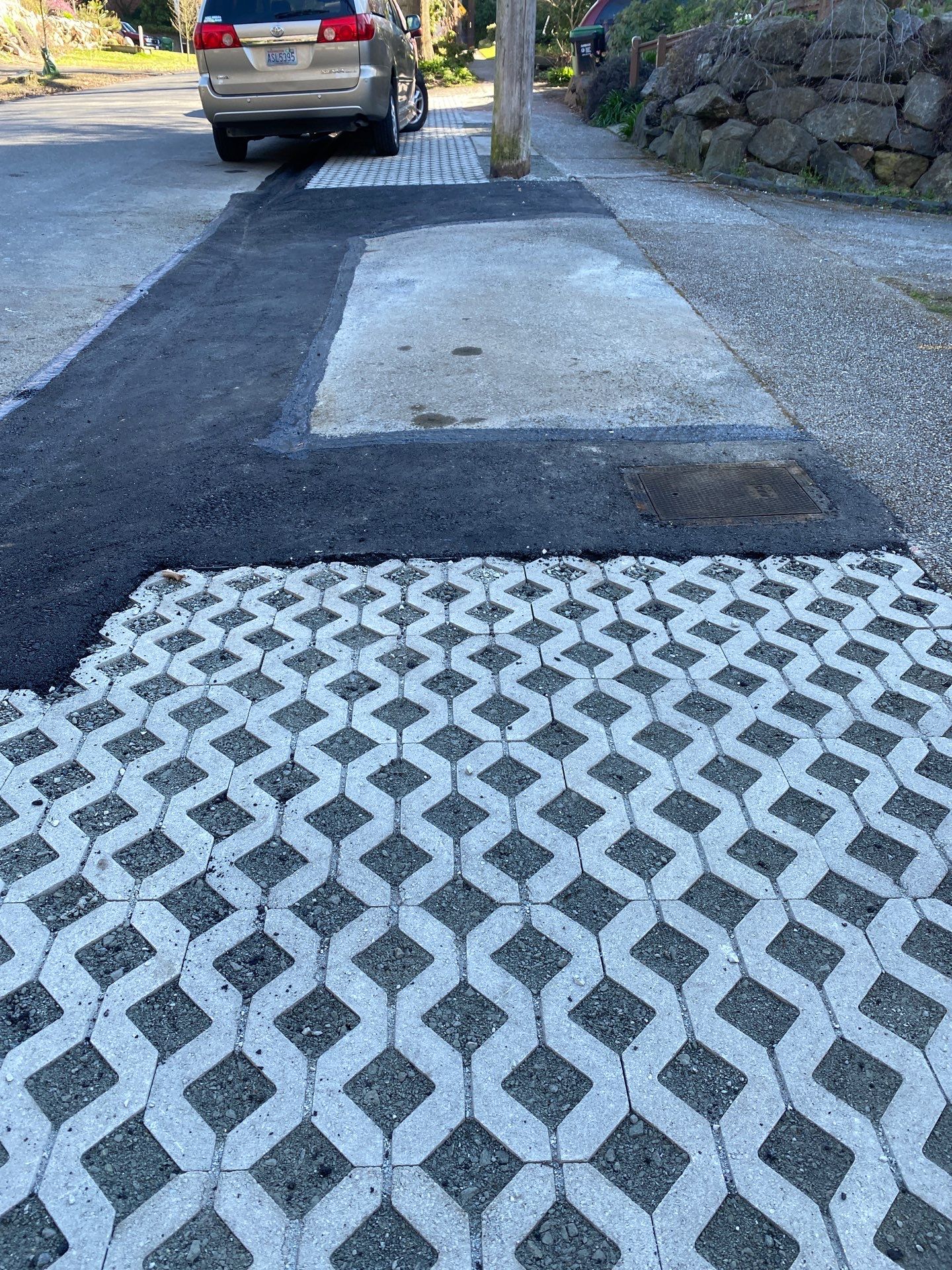 Russell | Turfstone Pavers Driveway  by Jireh Asphalt & Concrete Inc 