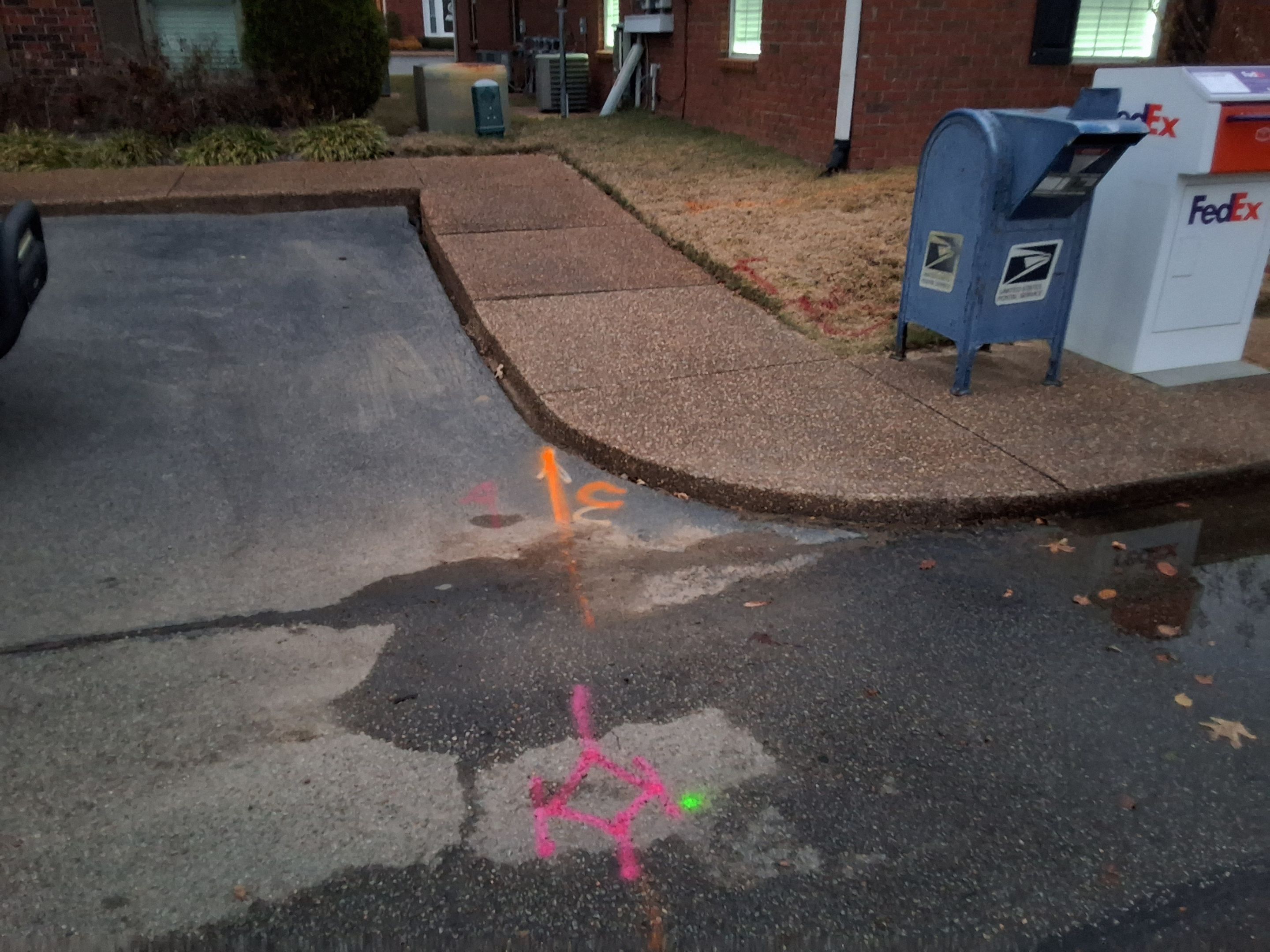 Locating Utilities for water leak repair (Plumbing Company) by Alsip Locating Service, LLC