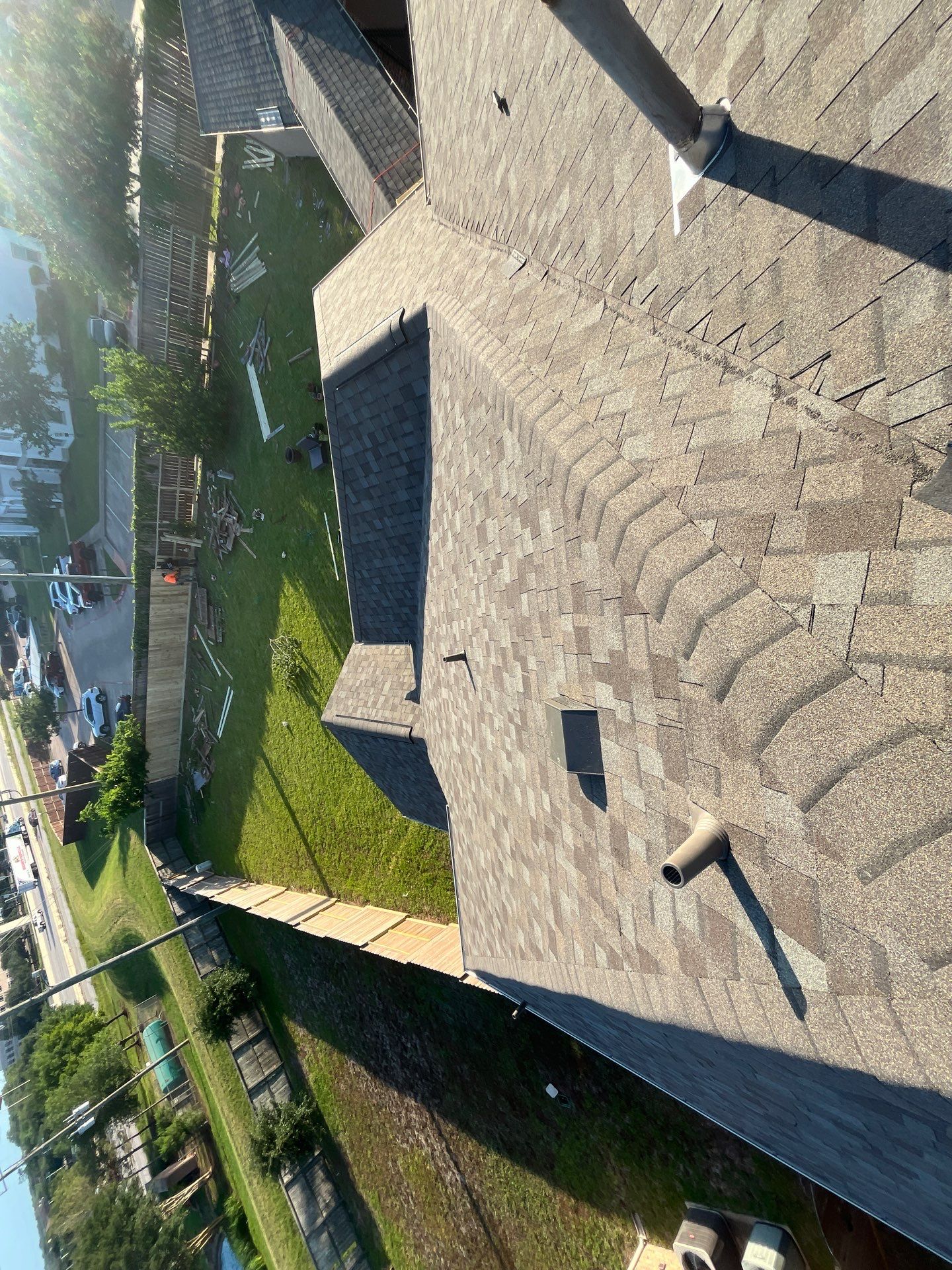 Residential Roofing Installation using Owen's Corning Duration (Lifetime) Shingles by Roof Repair Company