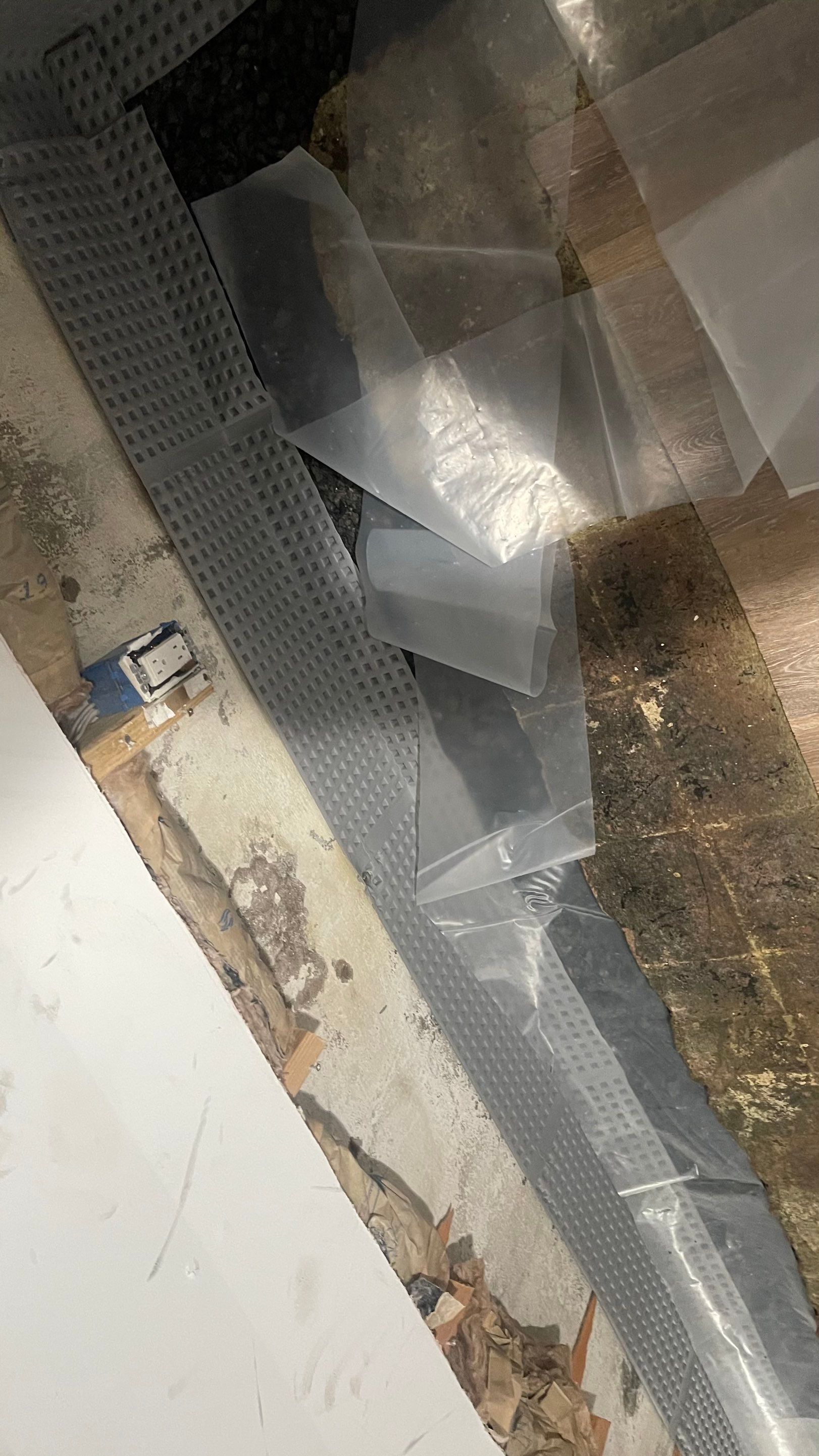 Interior French Drain Job in Lyndhurst, NJ by Pure Service Pro, LLC 