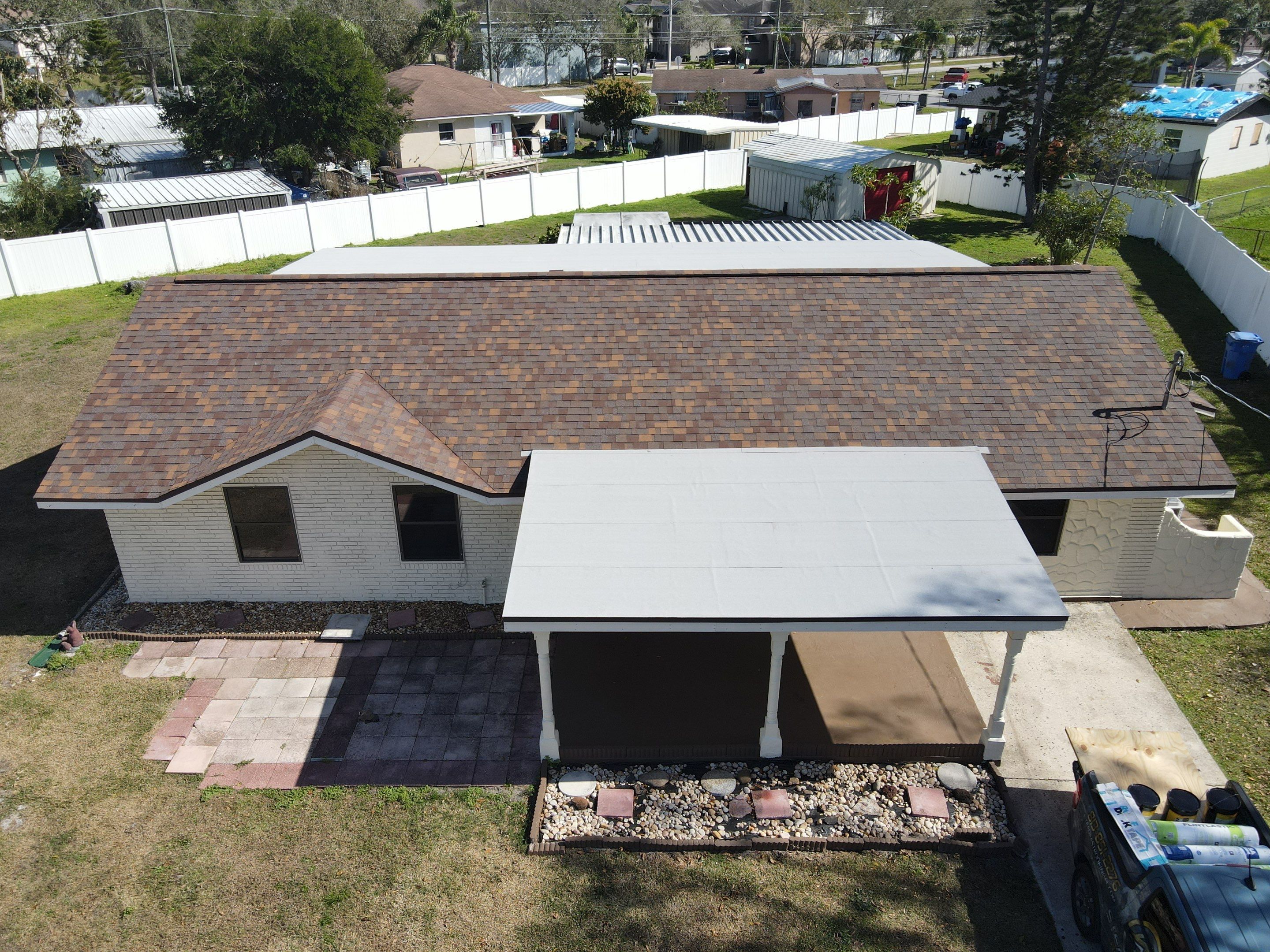 Roof Replacement in Ruskin FL. by Steadfast Roofing 